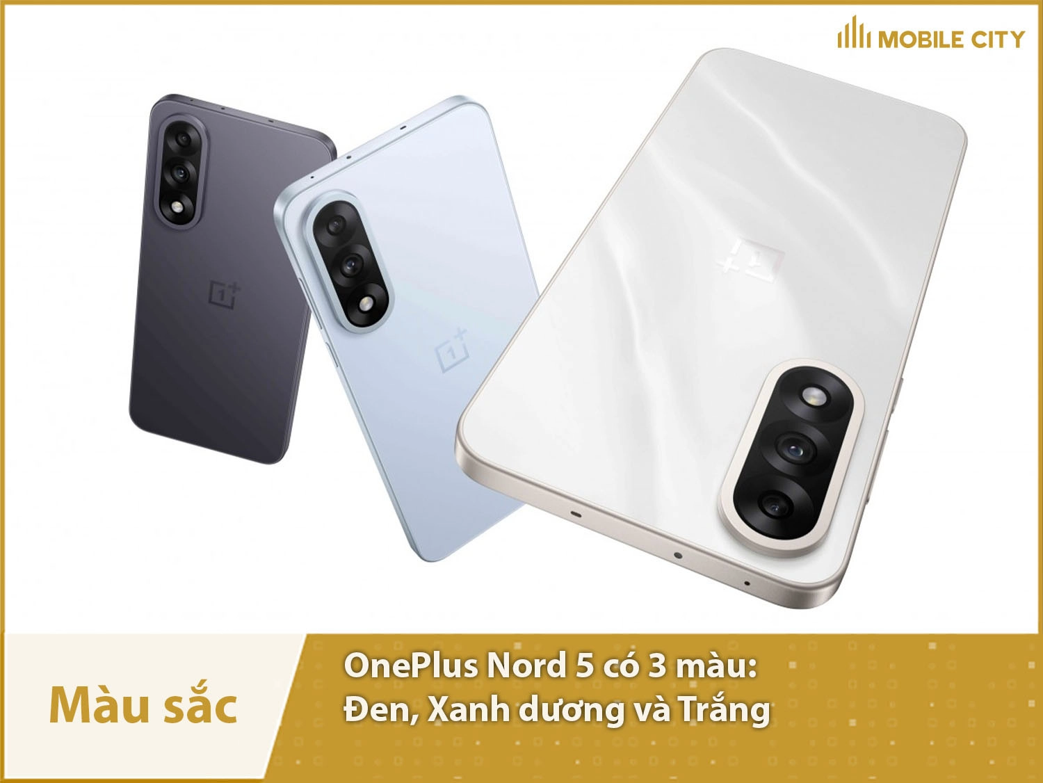 OnePlus Nord 5 cung cấp 3 màu sắc