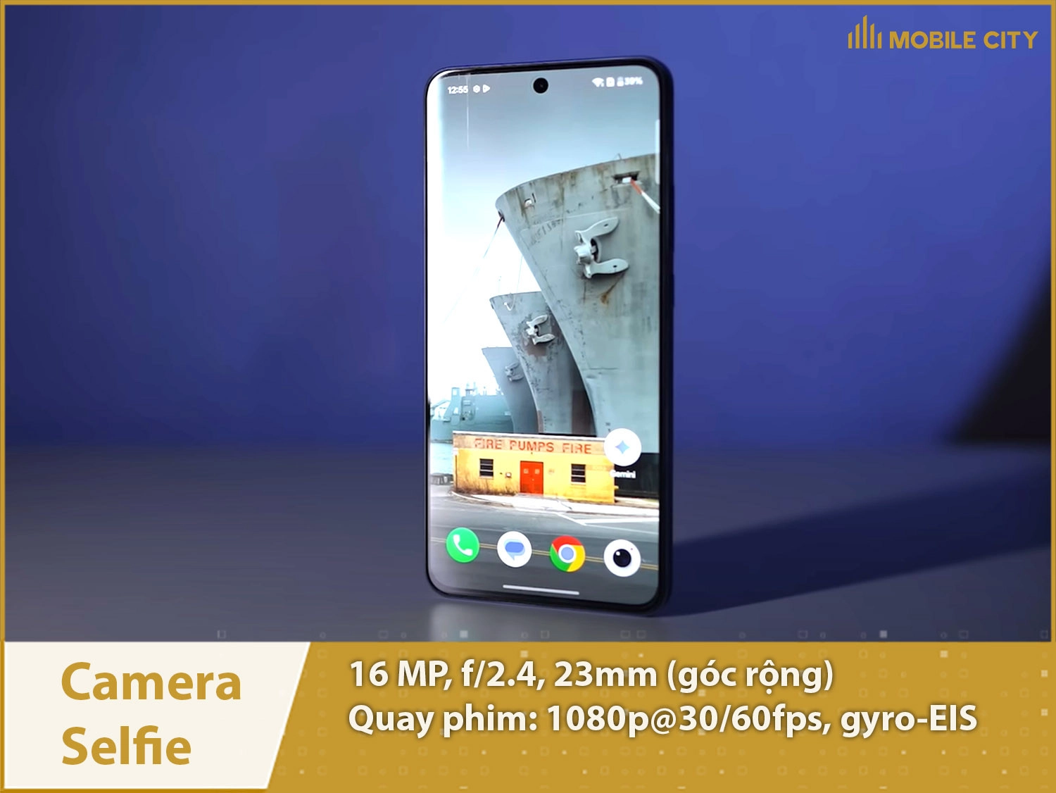 Camera selfie 16MP& Quay video 1080p