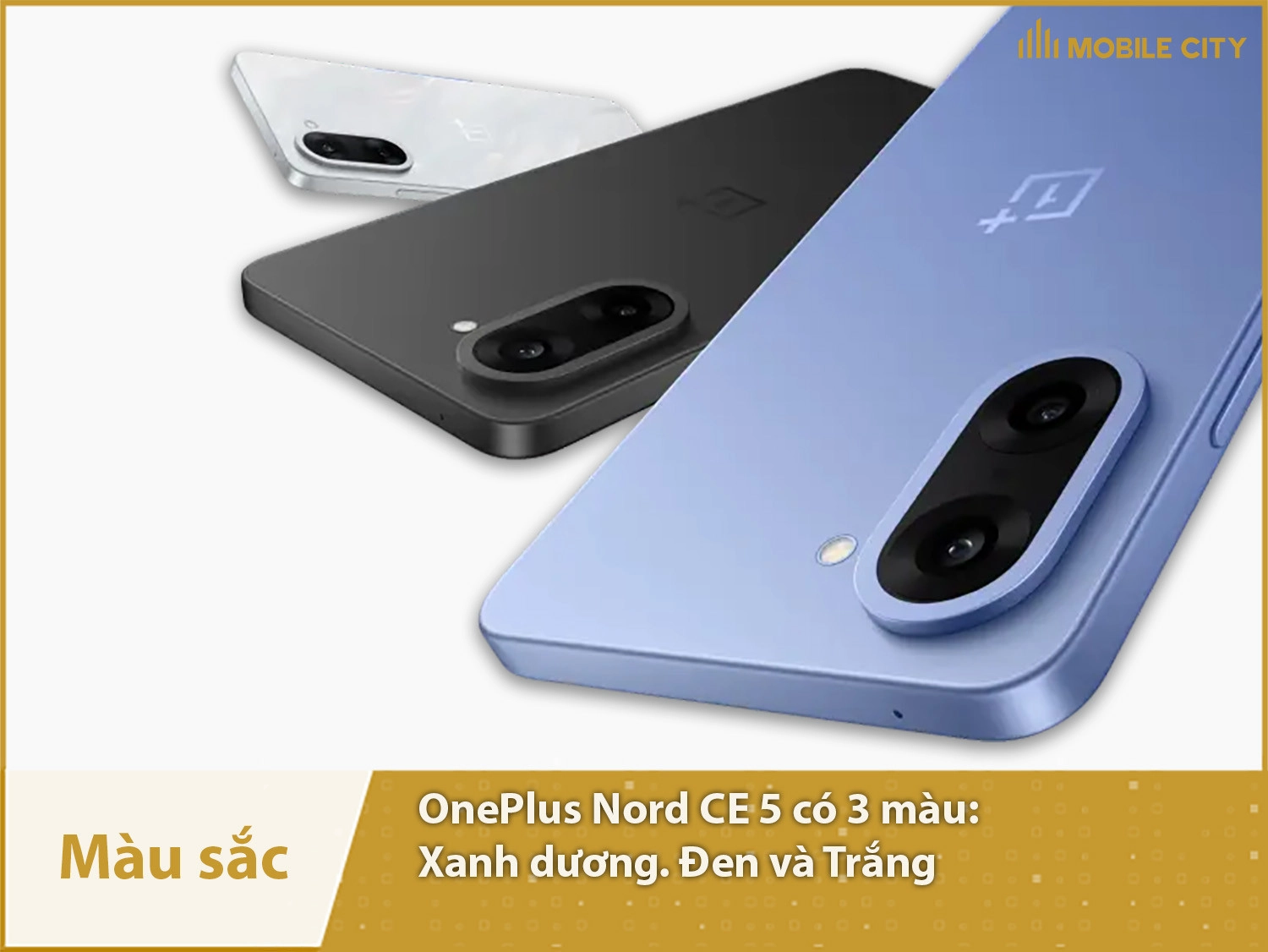 OnePlus Nord CE 5 có 3 màu sắc