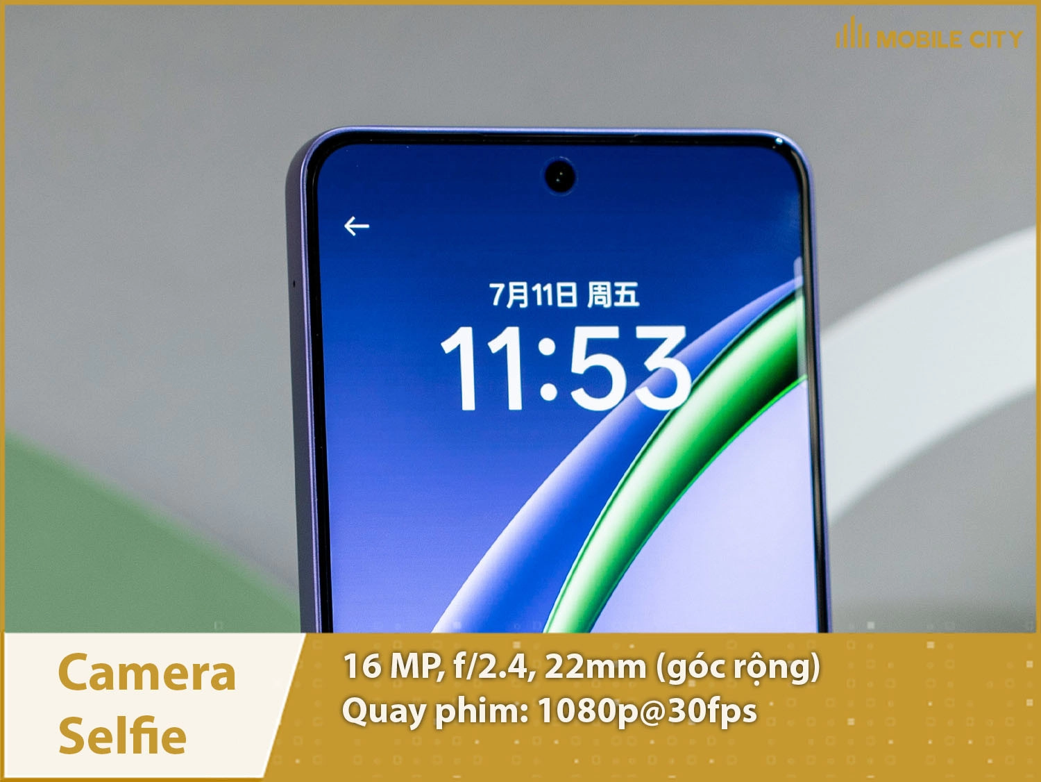 Camera selfie 16MP & Quay phim 1080p