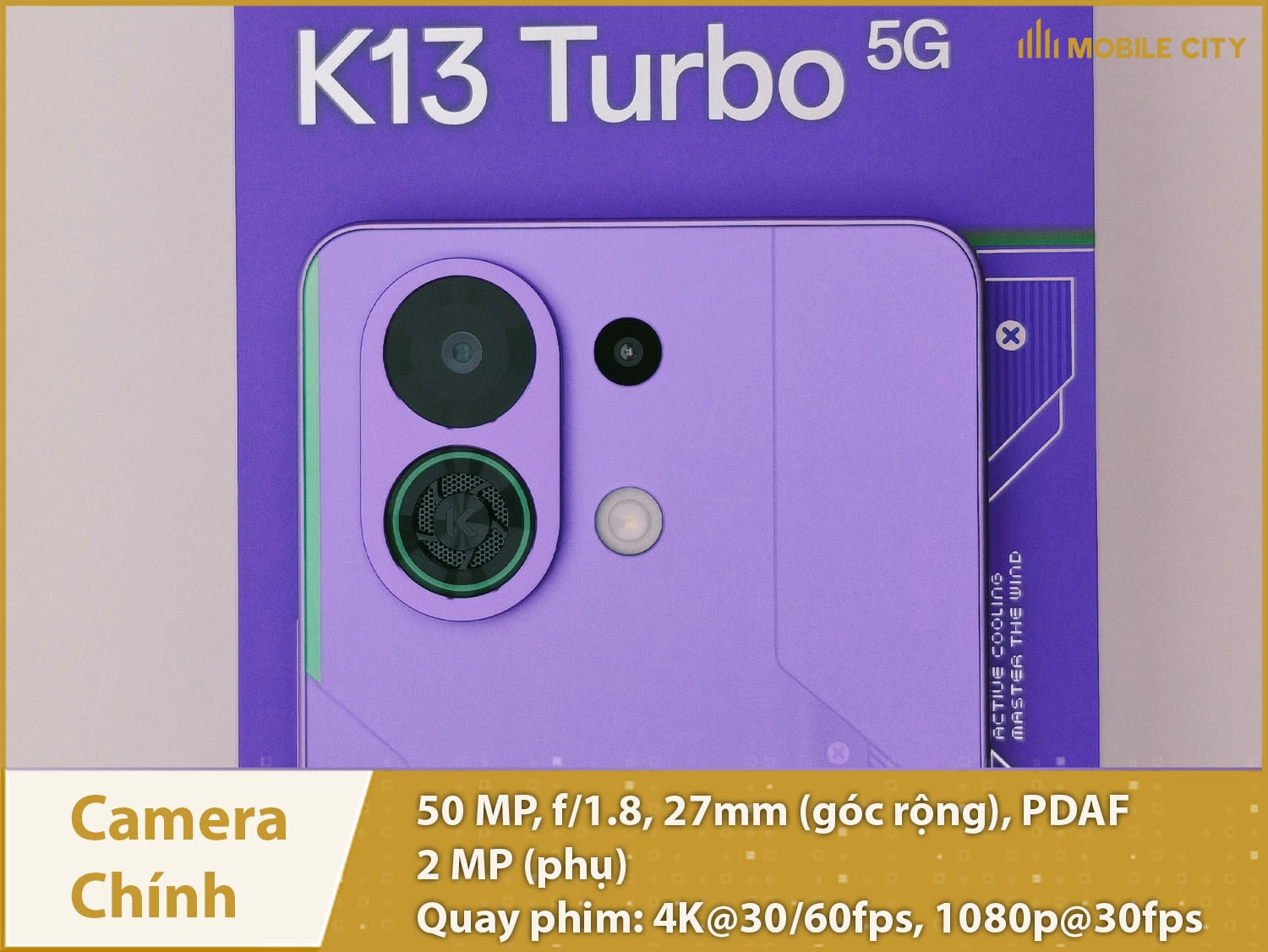 Camera kép 50MP & Quay phim 4K