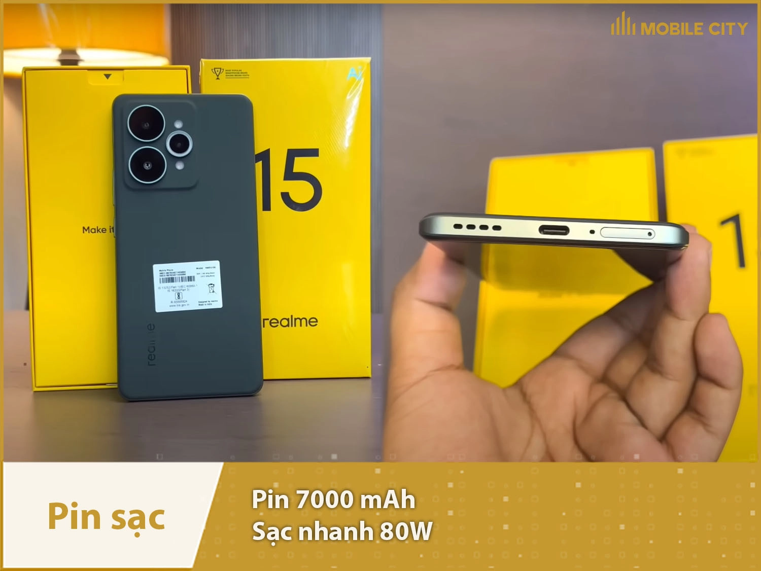 Pin khủng 7000mAh & sạc nhanh 80W