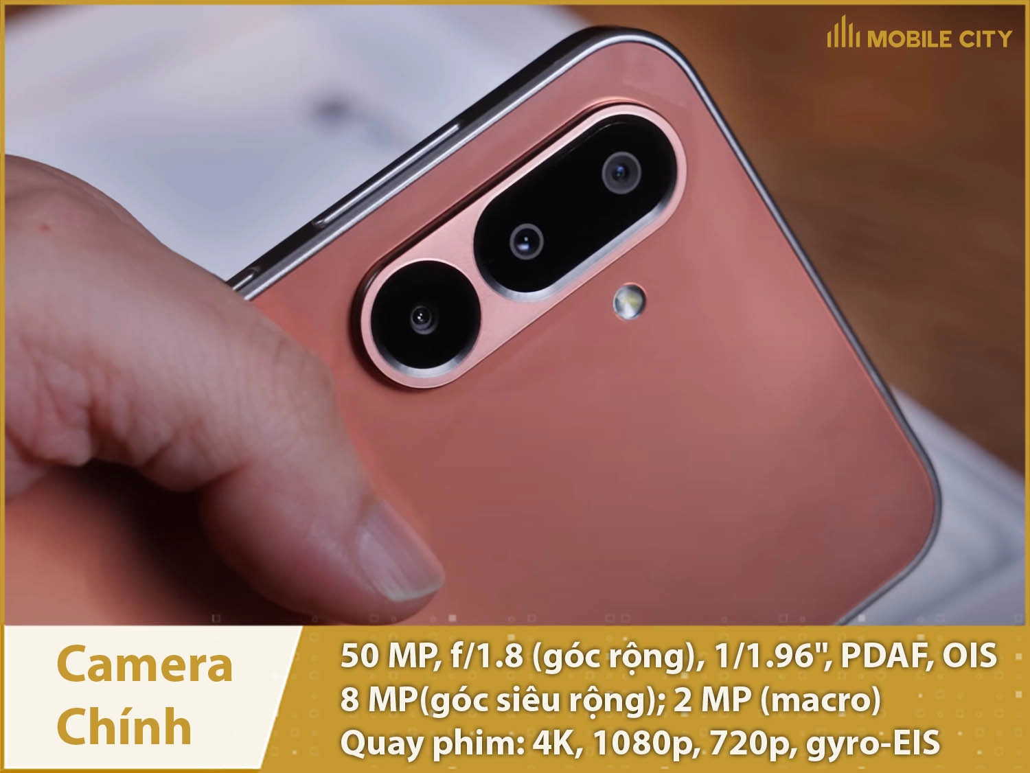 Ba camera 50MP & Quay phim 4K