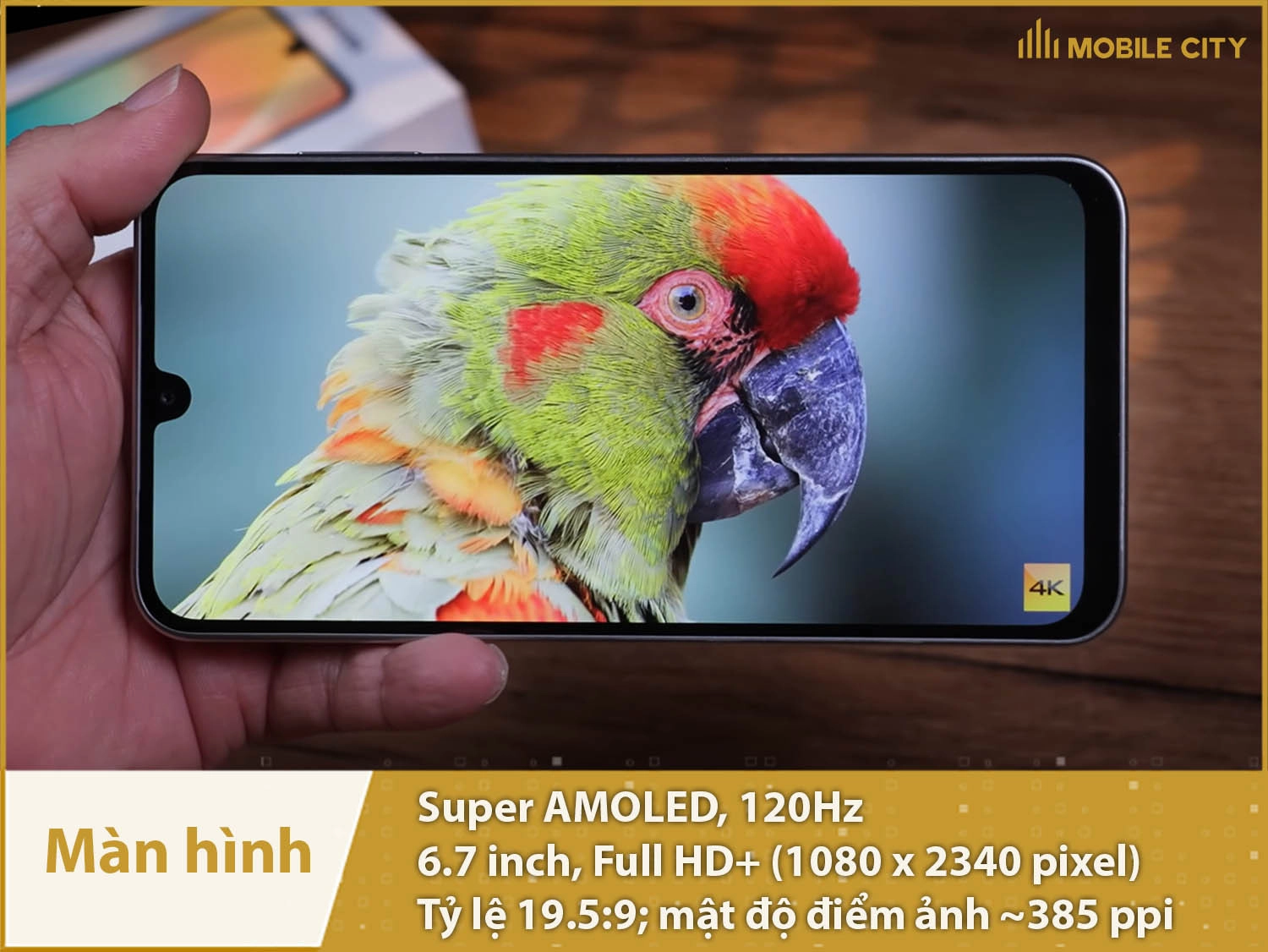 Màn hình Super AMOLED 120Hz