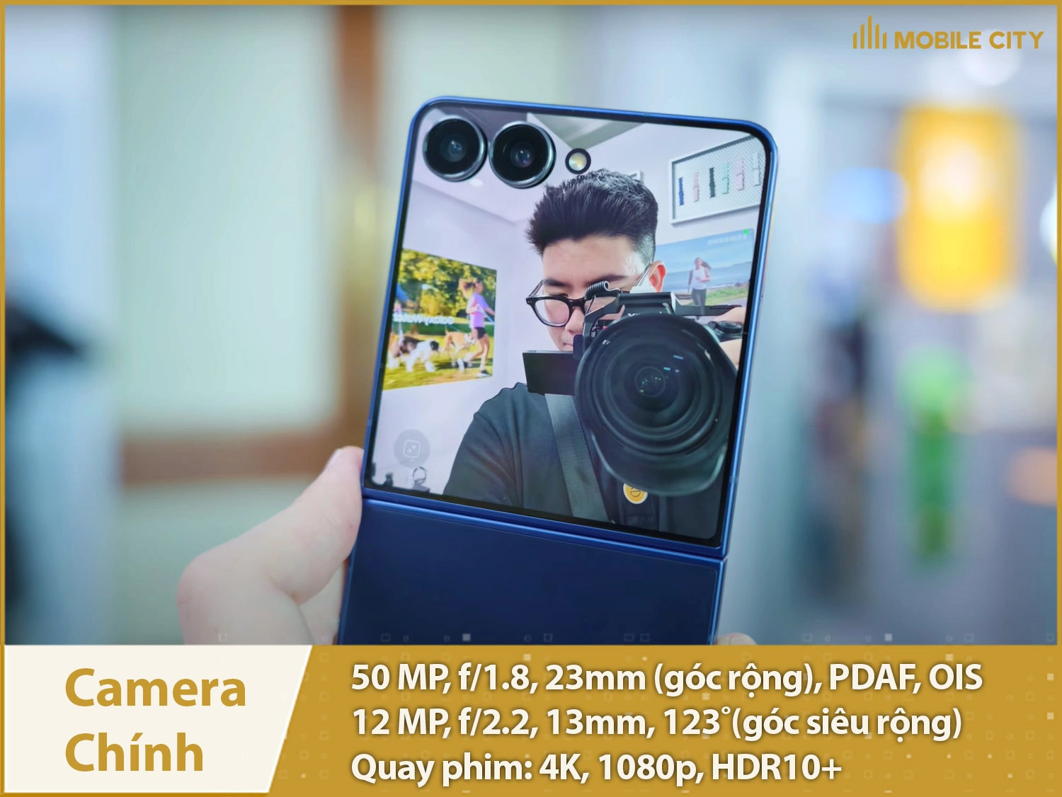 Camera kép 50MP & Quay phim 4K