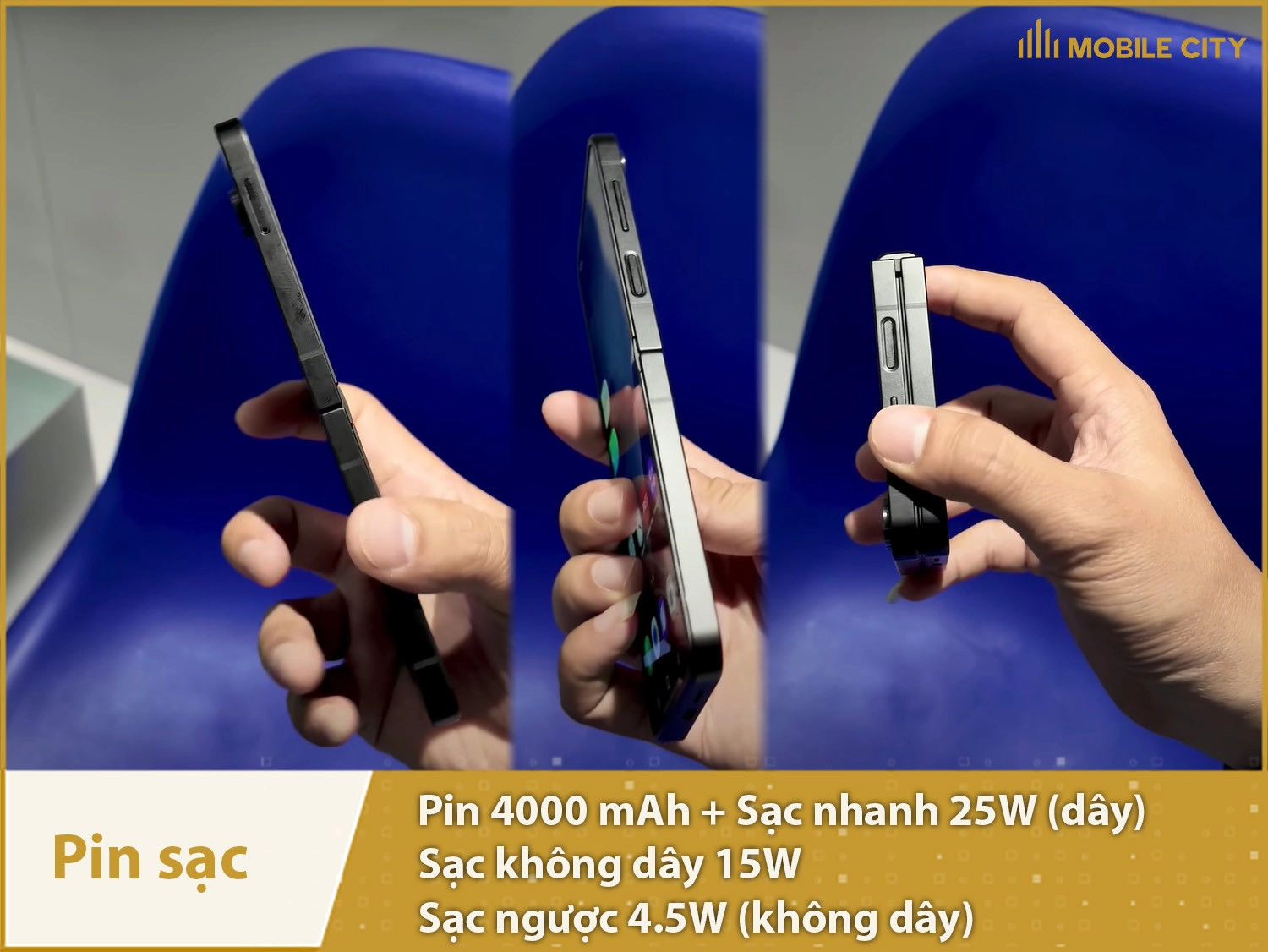 Pin 4000 đủ dùng & Sạc 25W đủ nhanh