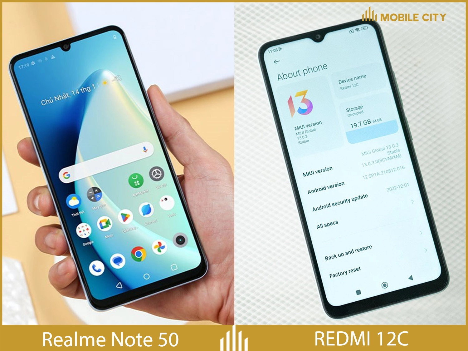 Realme Note 50 nổi bật với tần số quét 90Hz