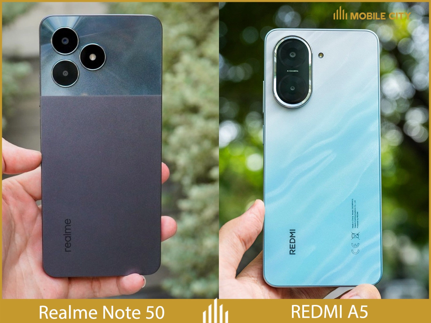 Redmi A5 có thiết kế ấn tượng hơn 