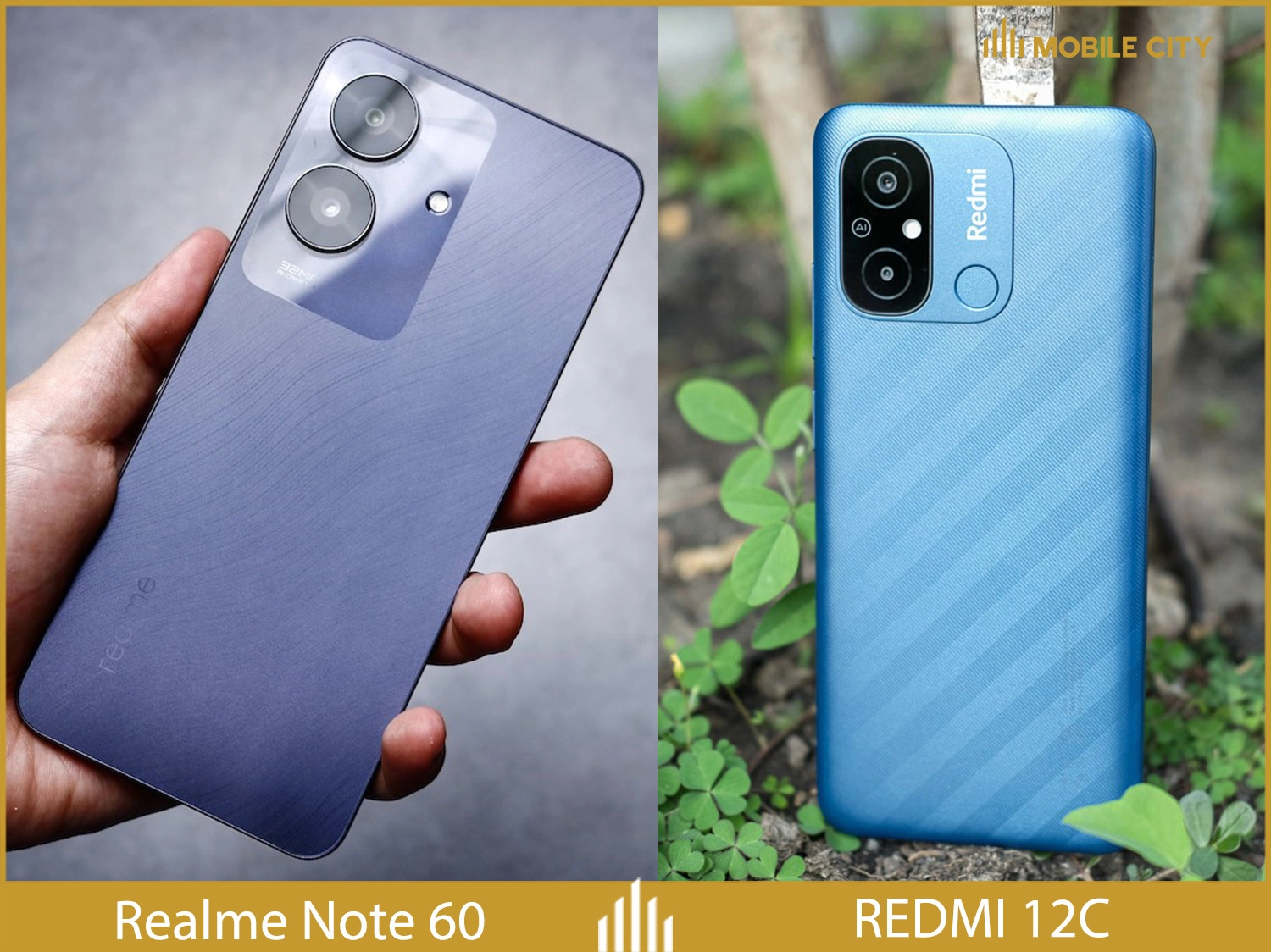 Redmi 12C có mặt lưng bo cong 
