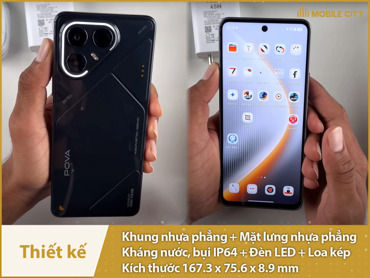Thiết kế hầm hố gaming, IP64