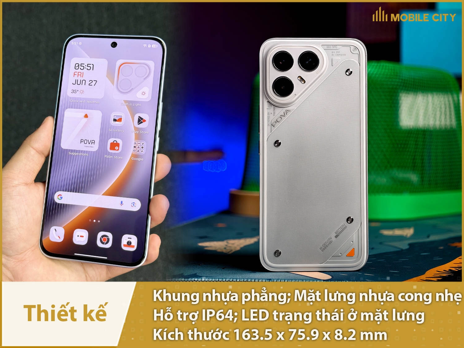 Thiết kế đậm chất gaming