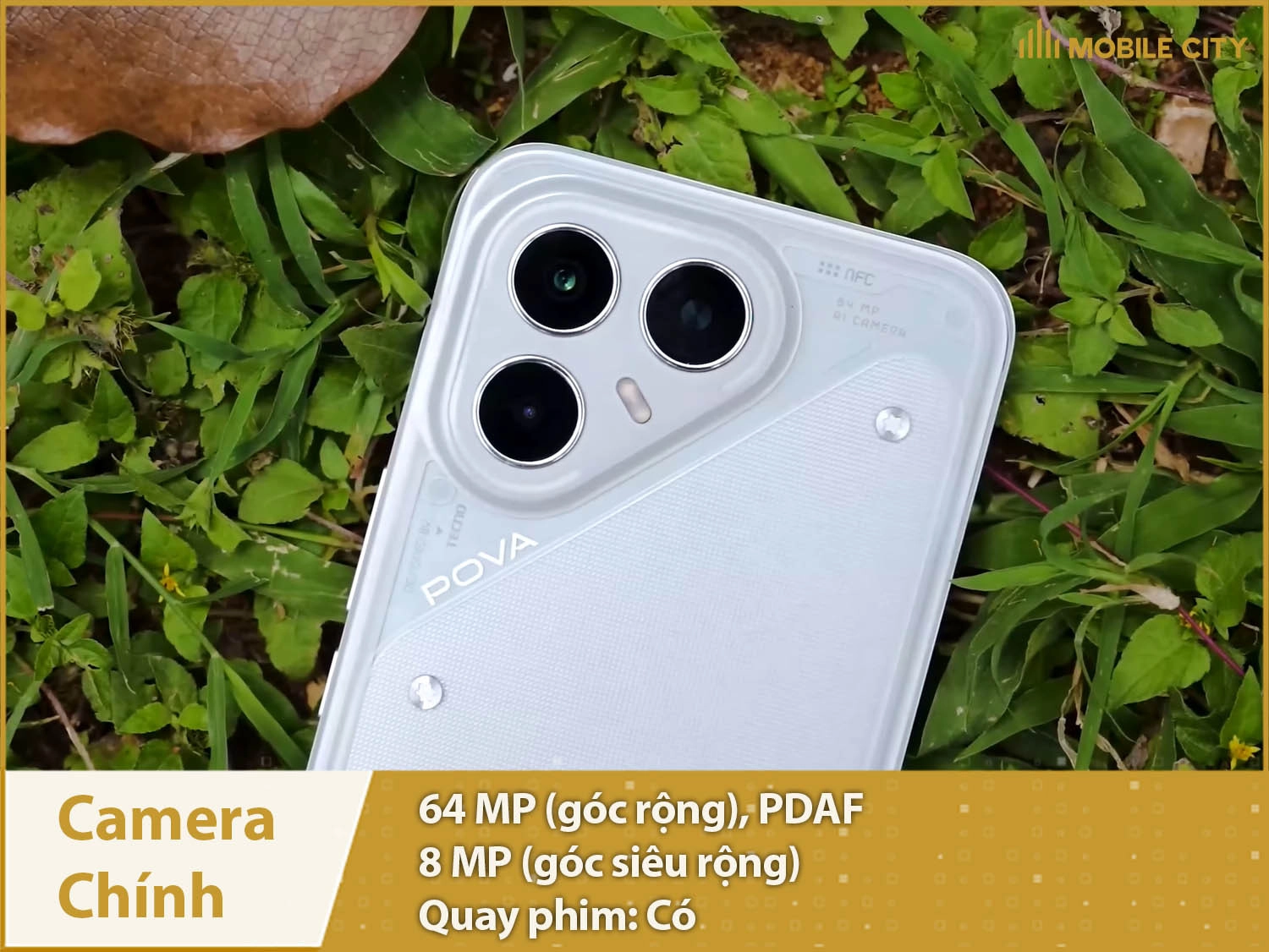 Camera chính 64MP & Quay phim sắc nét