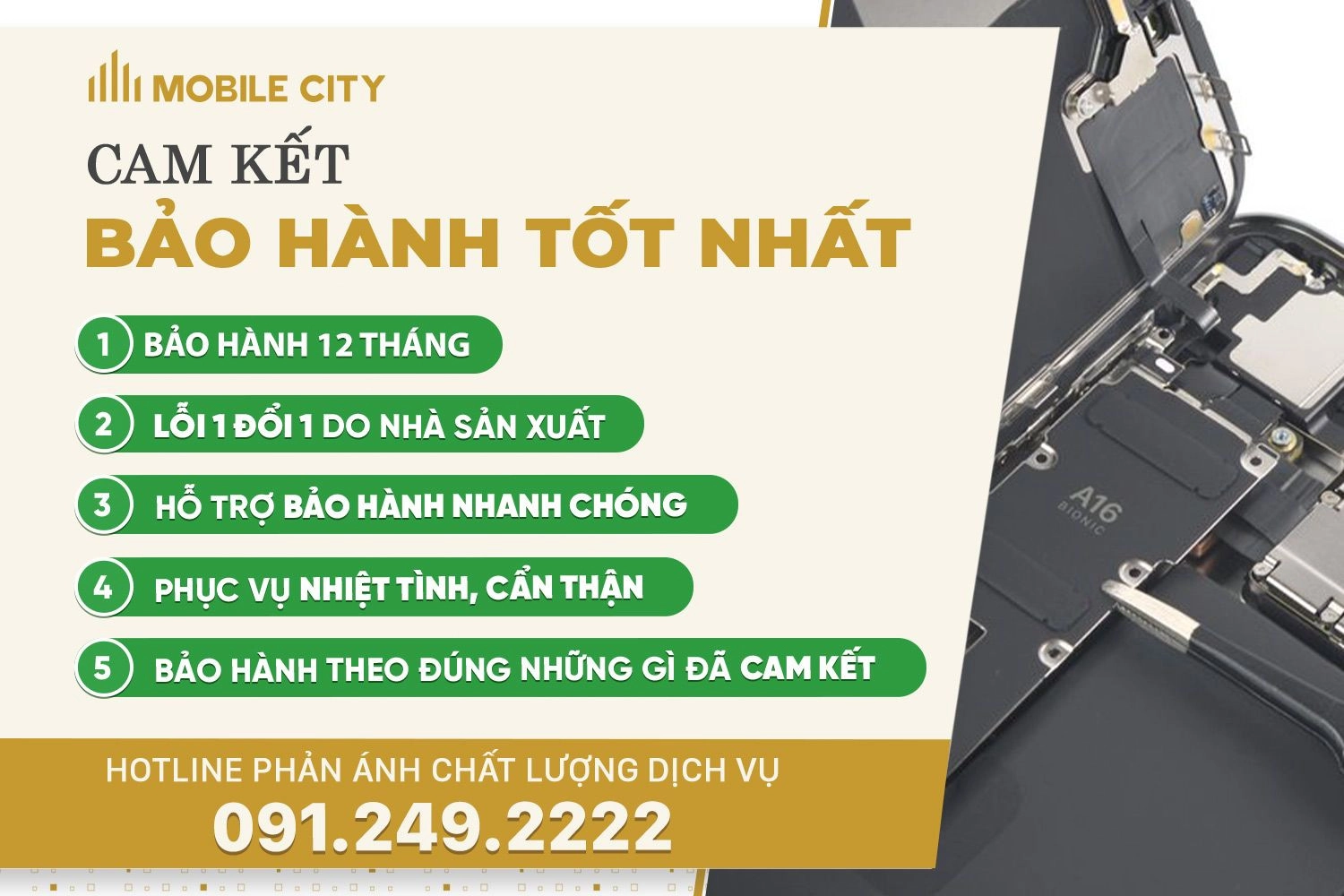 Thay Pin Realme 14 Pro Plus, Cam kết bảo hành tốt nhất