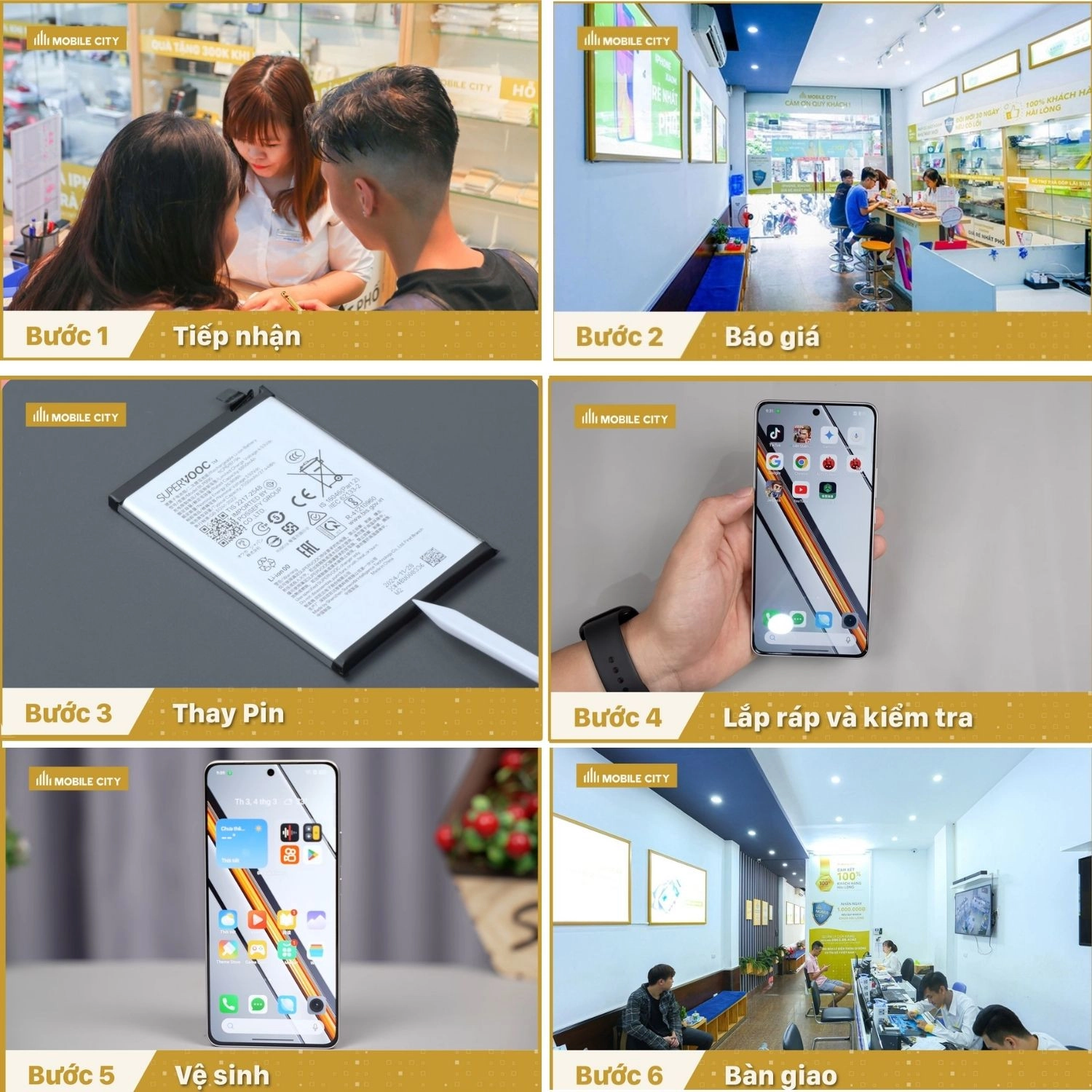 Thay Pin Realme Neo7 SE, quy trình