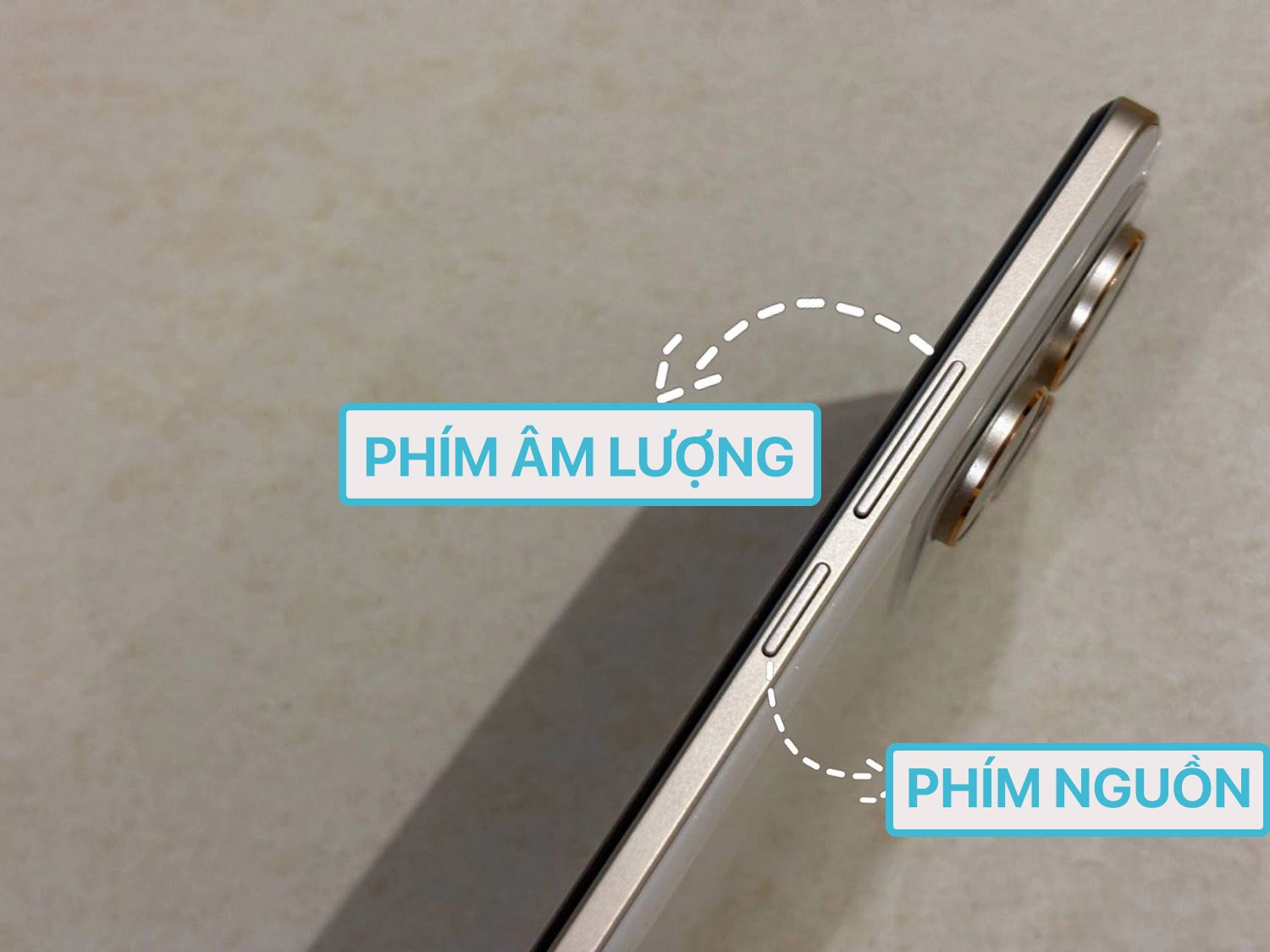 Các phím bấm vật lý