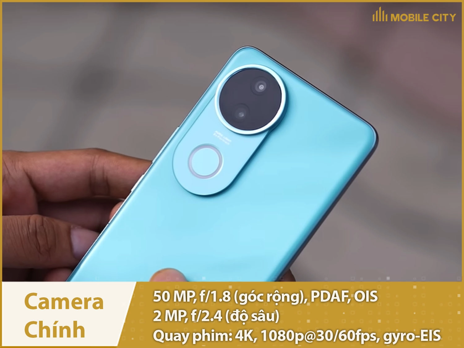 Camera kép 50MP & Quay phim 4K