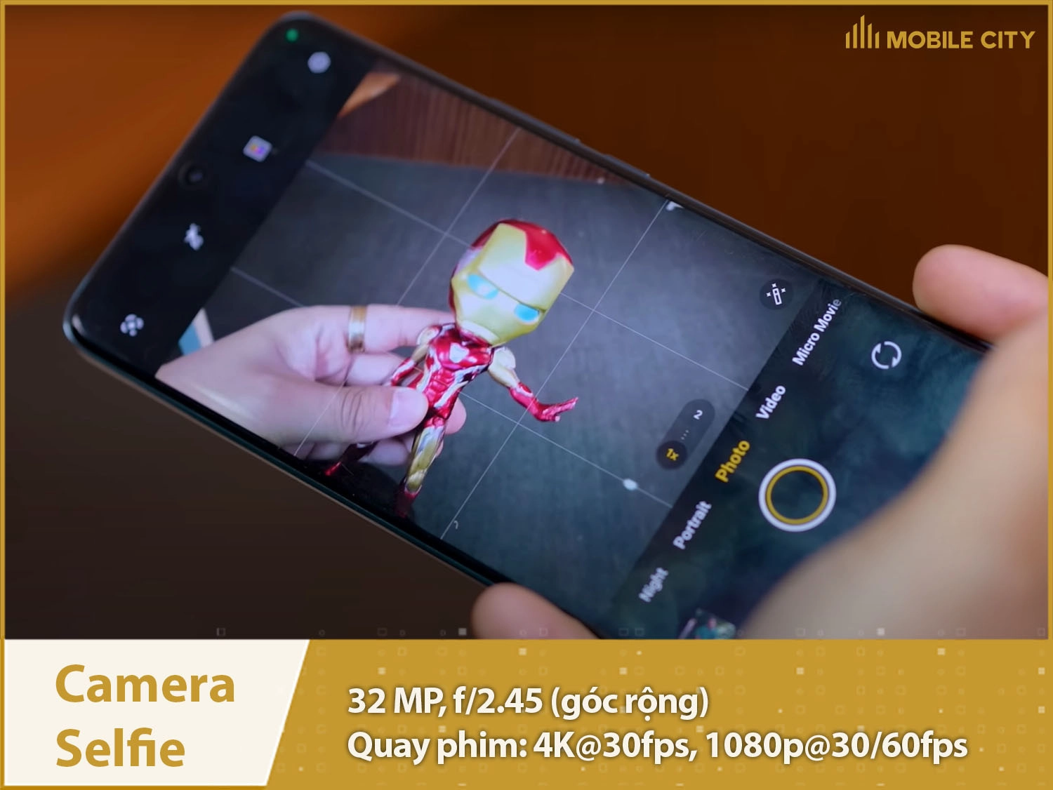Camera selfie 32MP & Quay phim 4K