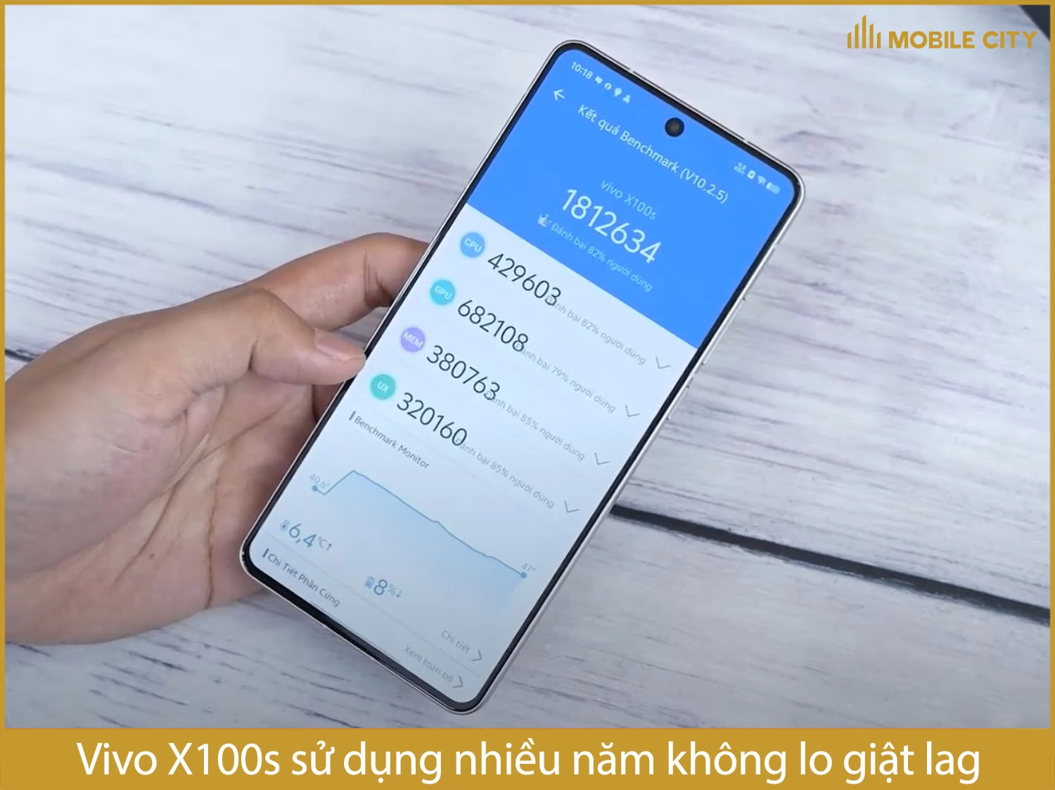 Vivo X100s cũ sử dụng ổn định trong bao lâu?
