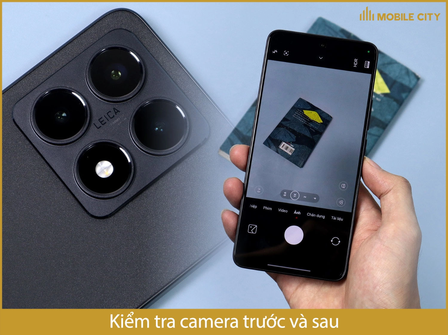 Kiểm tra camera trước và sau