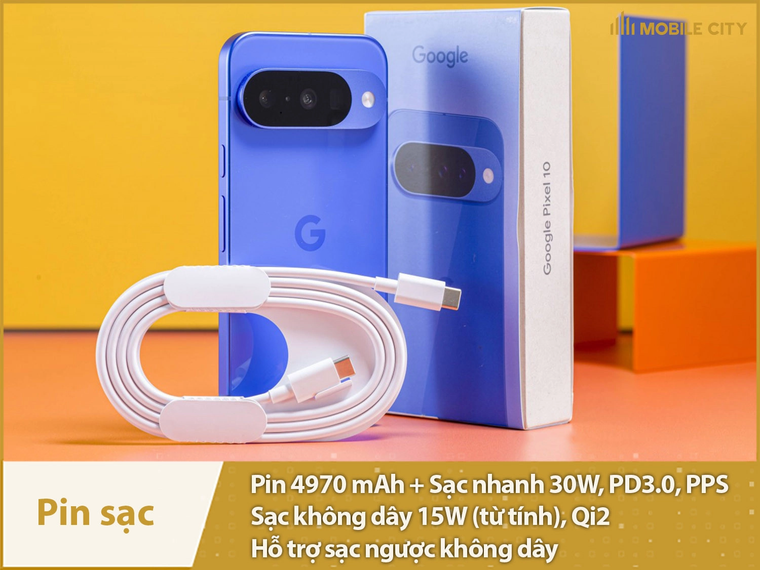 Pin 4970mAh & Sạc nhanh 30W