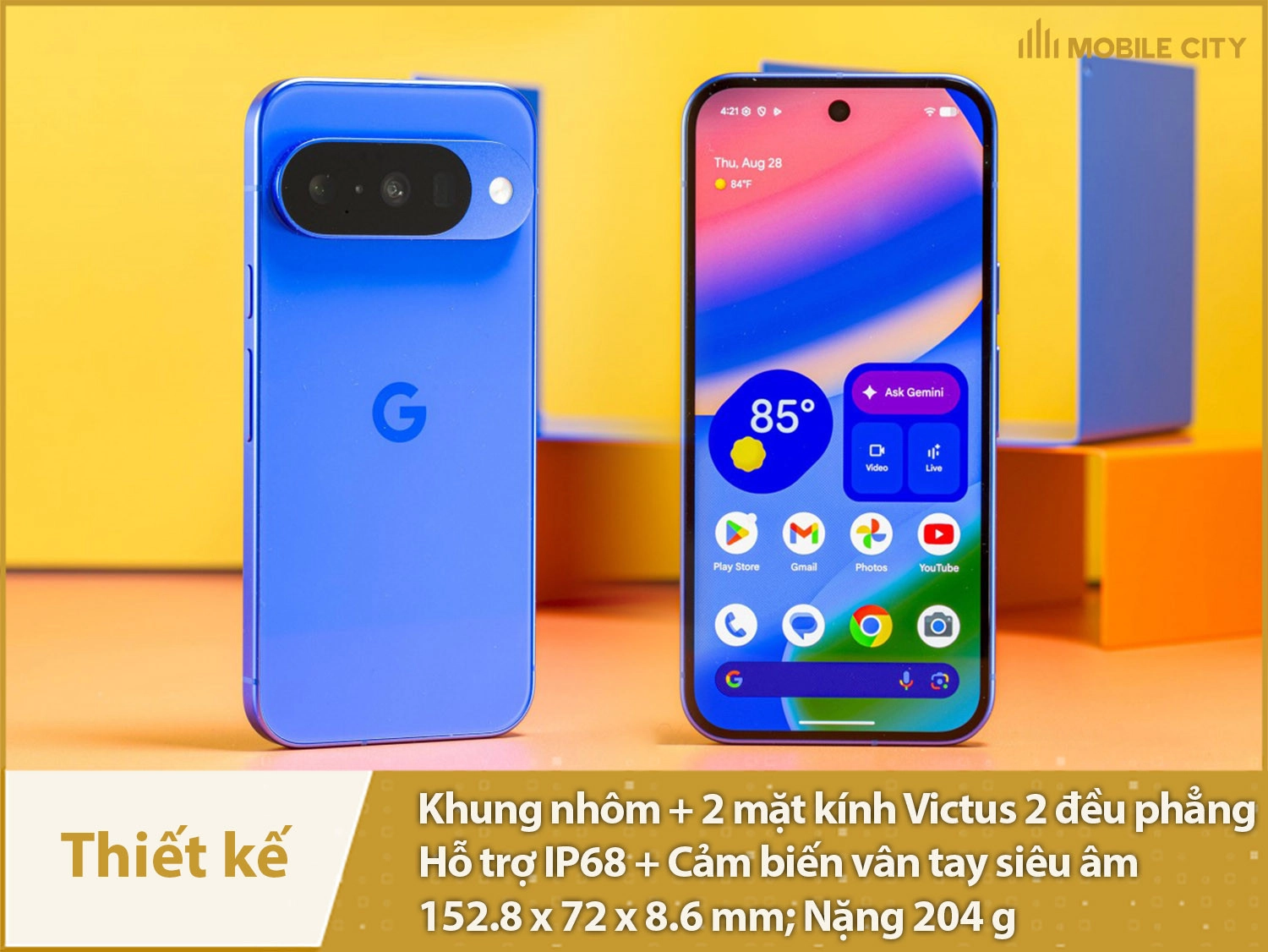 Thiết kế sang trọng, cao cấp có IP68