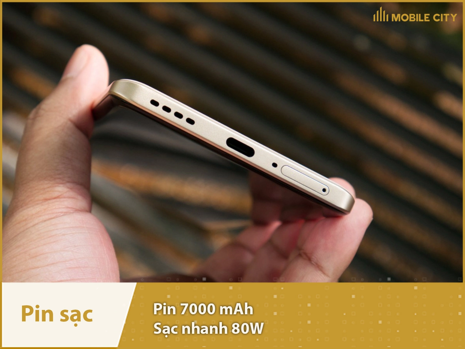 Pin 7000mAh cực trâu & Sạc nhanh 80W