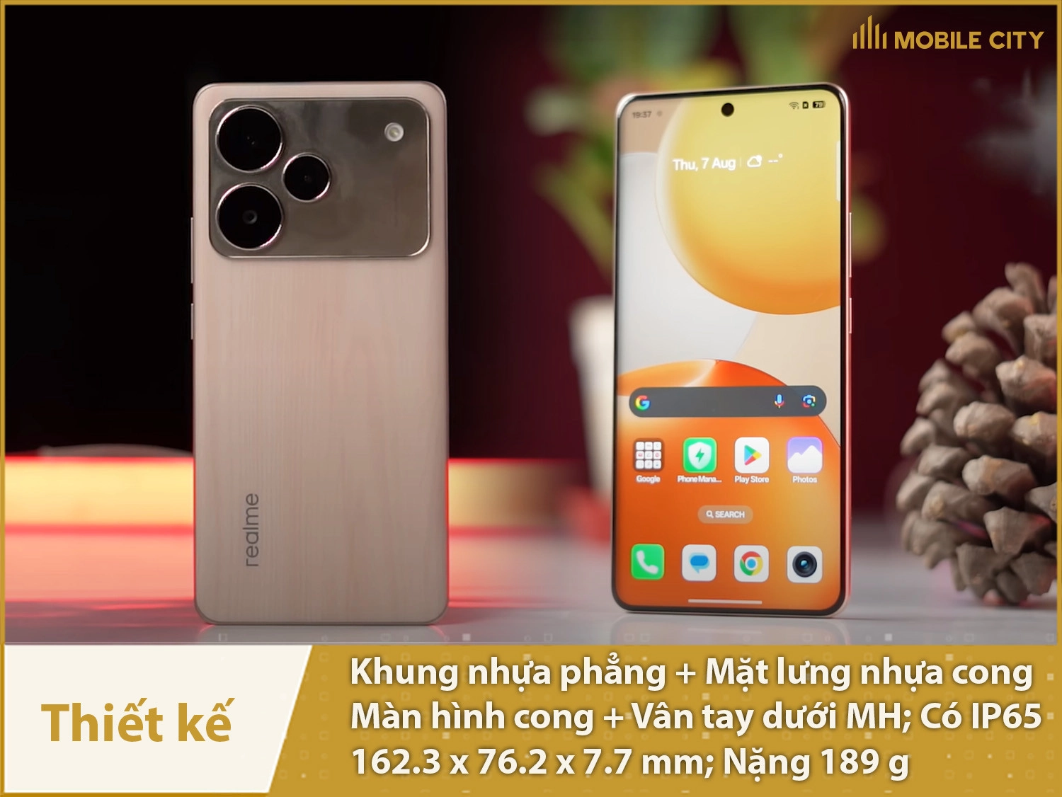 Thiết kế tinh tế, cao cấp có IP65