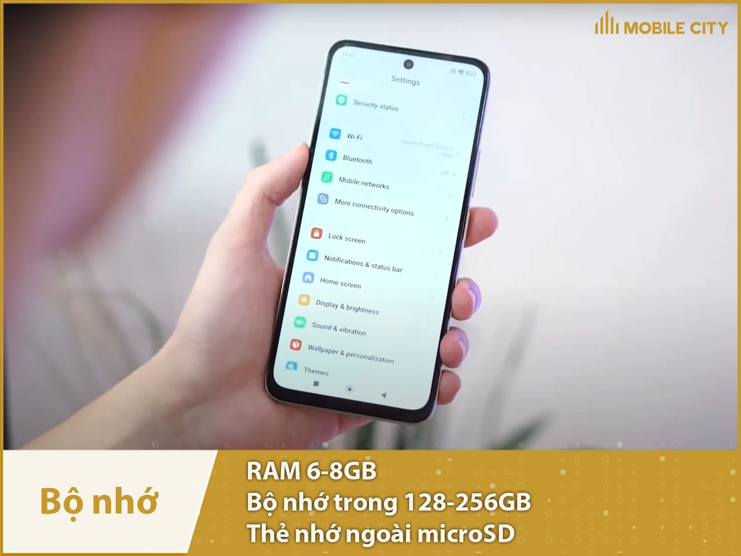 REDMI 15 có RAM 6-8GB & Bộ nhớ trong 128-256GB