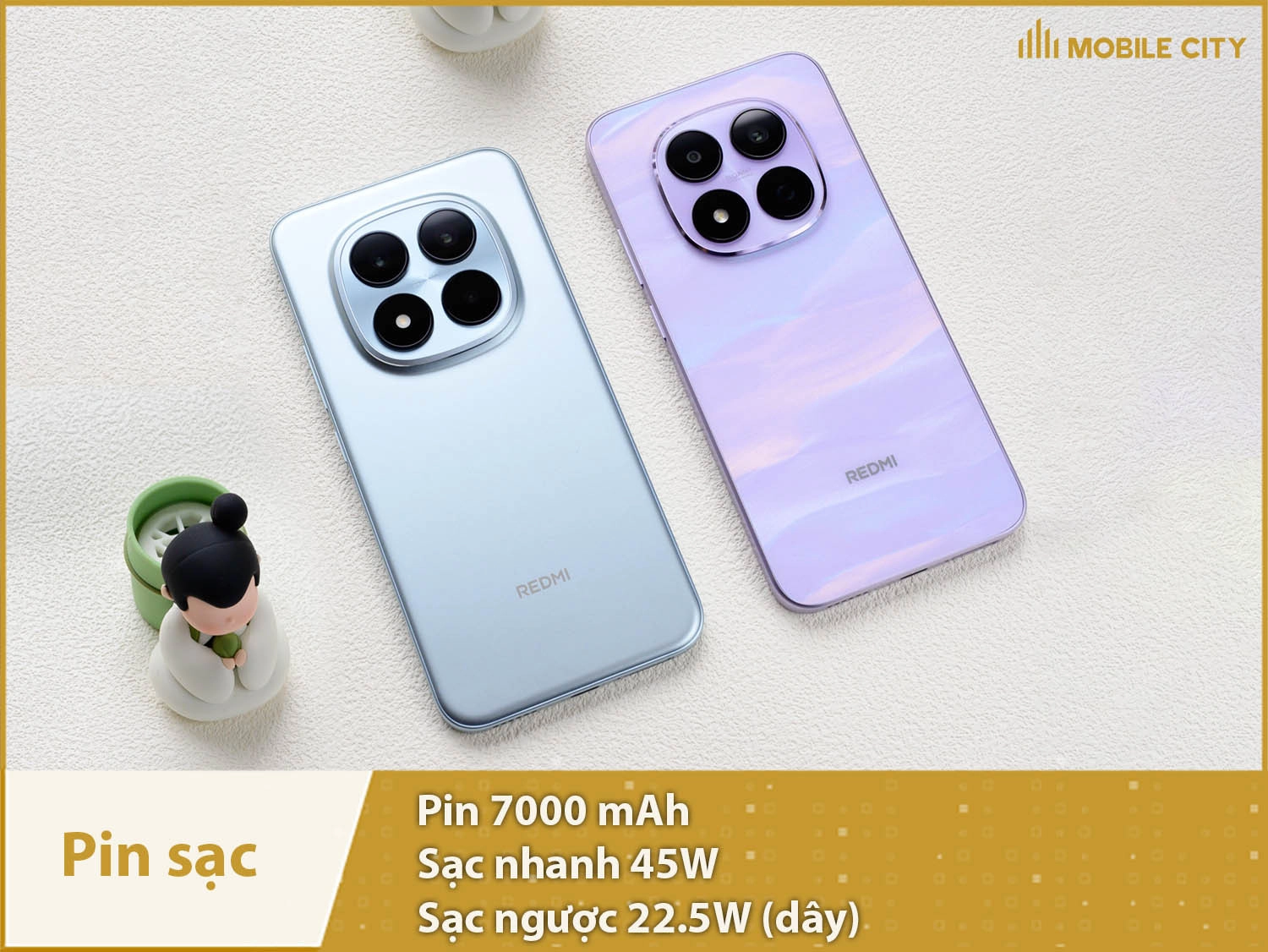 Pin khủng 7000mAh & Sạc nhanh 45W