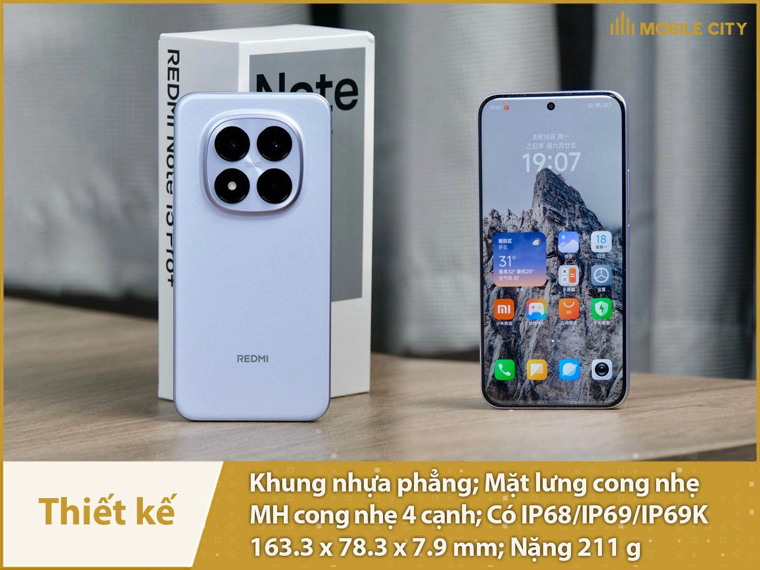 Thiết kế sang trọng, có IP68/IP69