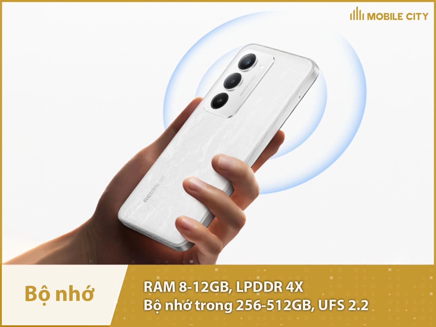 REDMI Note 15R có RAM 8-12GB & Bộ nhớ trong 256-512GB