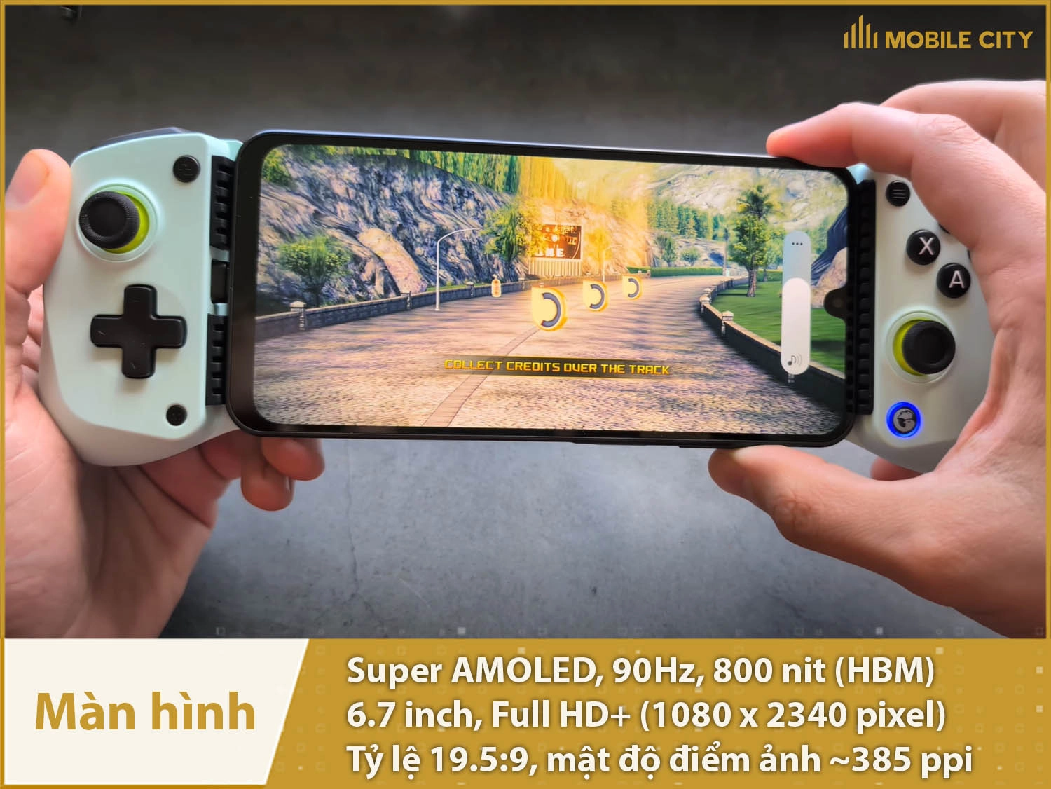 Màn hình Super AMOLED 90Hz, Full HD+ sắc nét