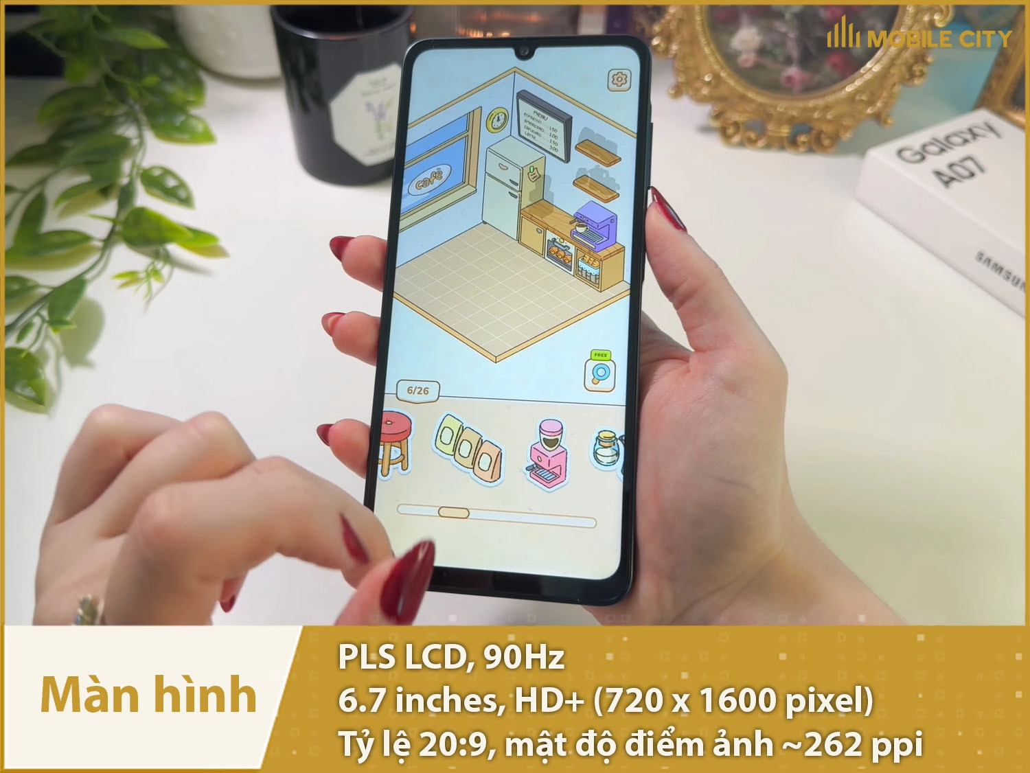 Màn hình LCD 90Hz mượt mà