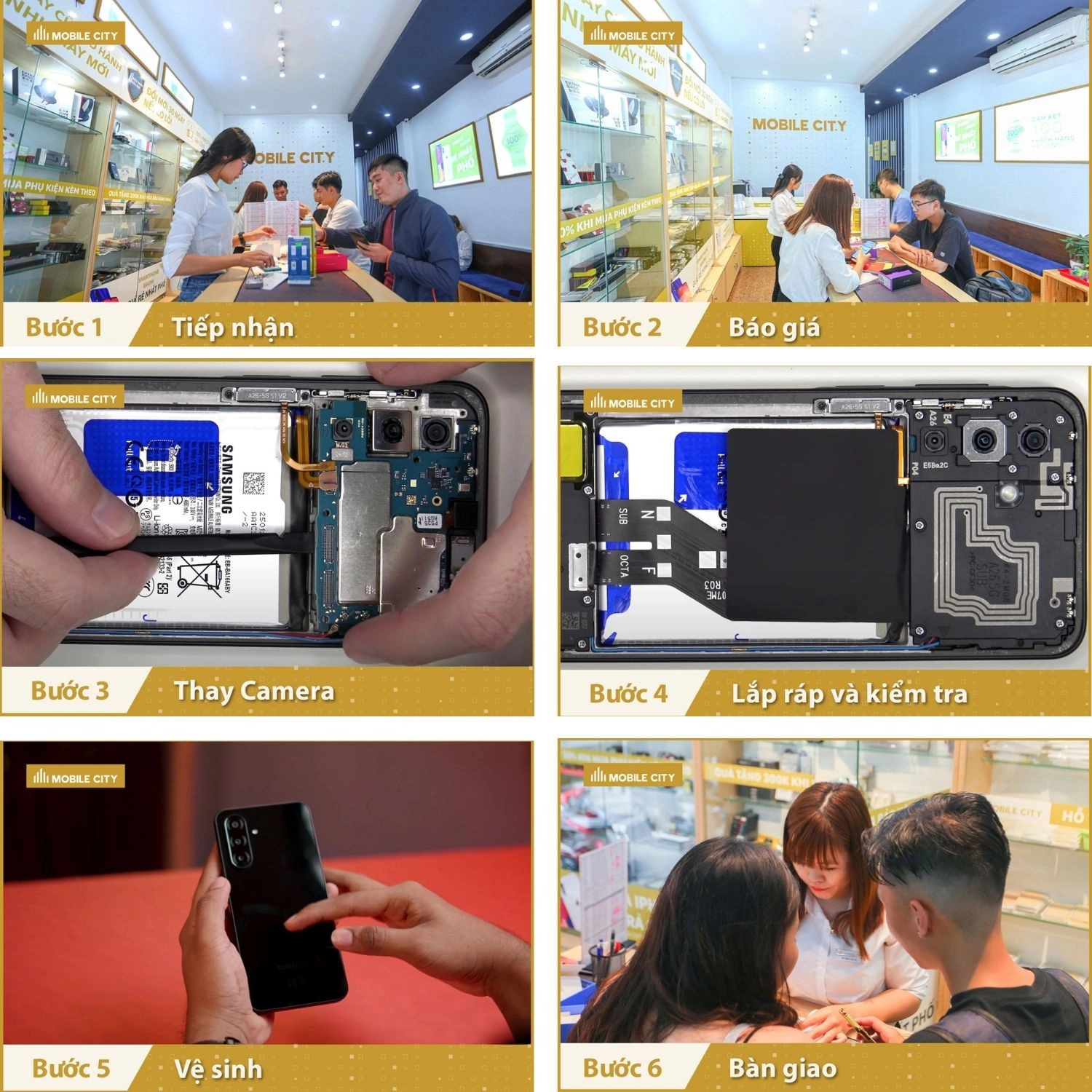 Thay Camera Samsung Galaxy A26, Thay Camera Samsung Galaxy A26, Quy trình thay Camera Samsung Galaxy A26 chuẩn xác nhất