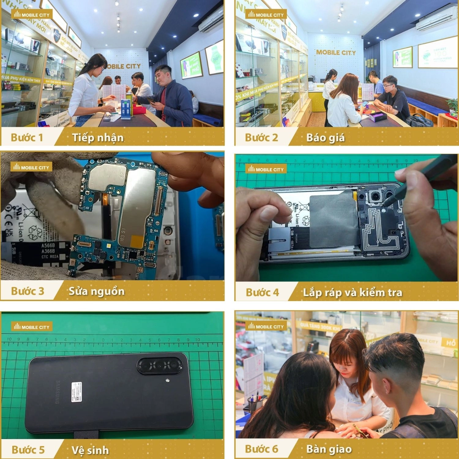 Sửa nguồn Samsung Galaxy A36, Quy trình sửa nguồn Samsung Galaxy A36 chuẩn xác nhất