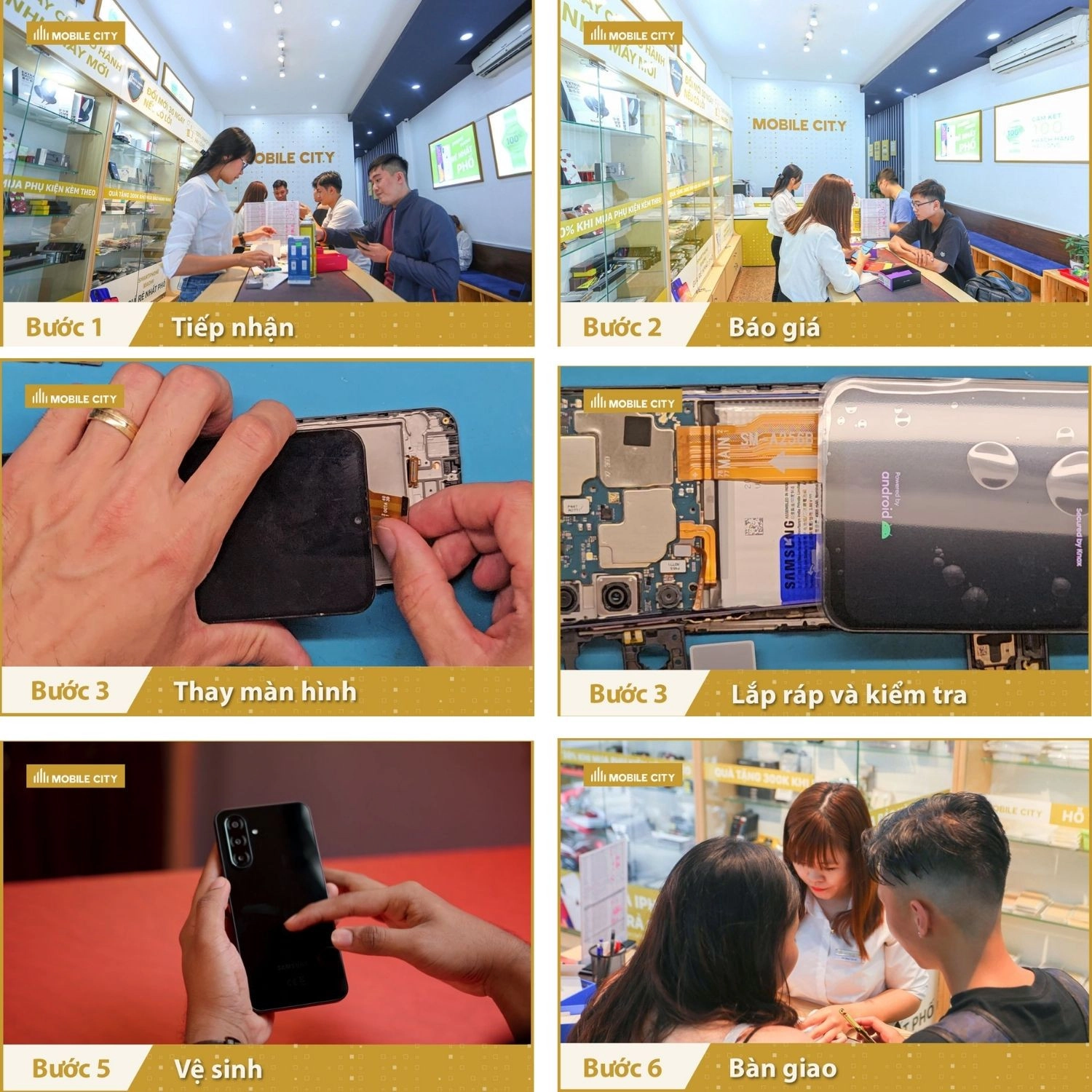 Thay màn hình Samsung Galaxy A26, Quy trình thay màn hình Samsung Galaxy A26 chuẩn xác nhất