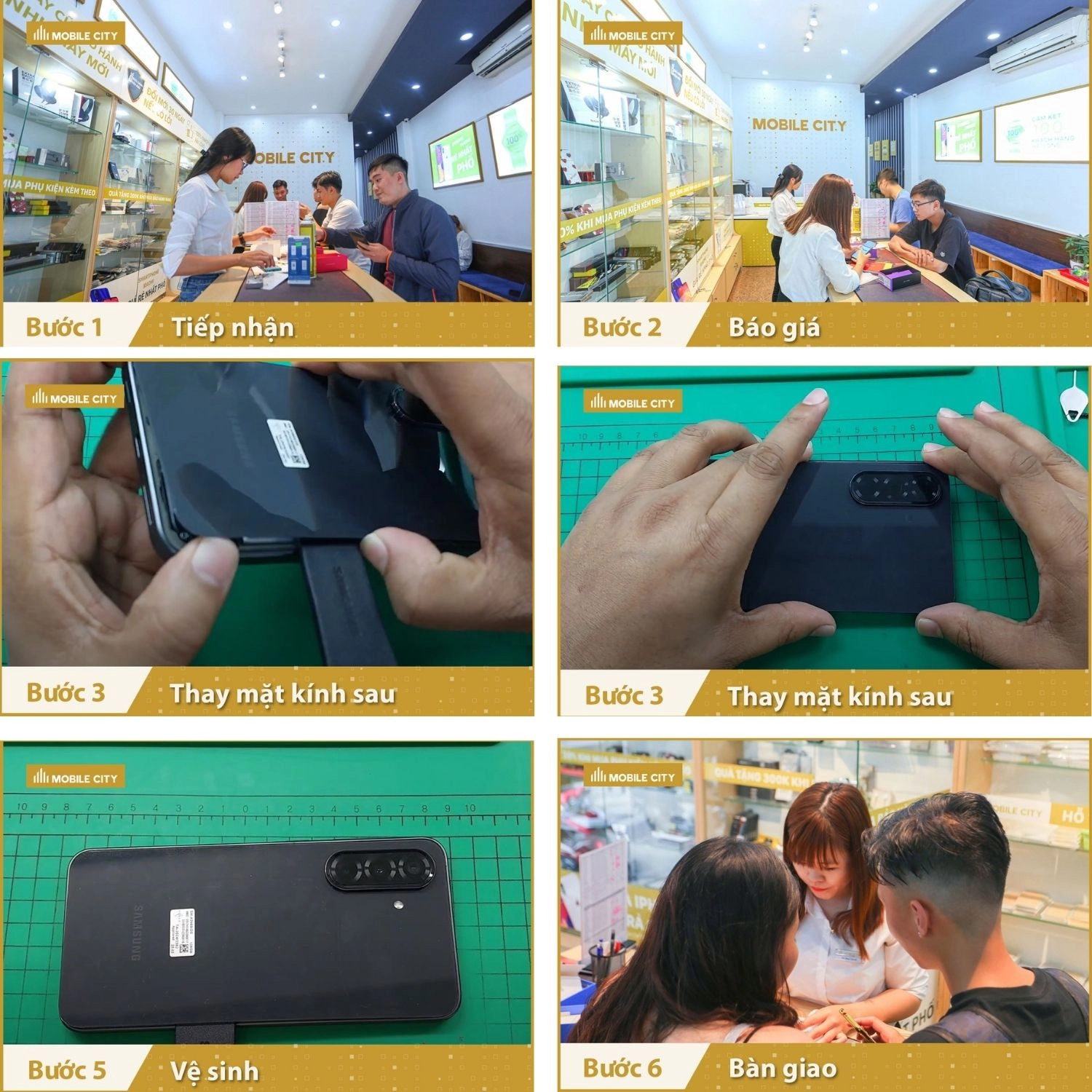 Thay mặt kính sau Samsung Galaxy A36, Quy trình thay mặt kính sau Samsung Galaxy A36 chuẩn xác nhất