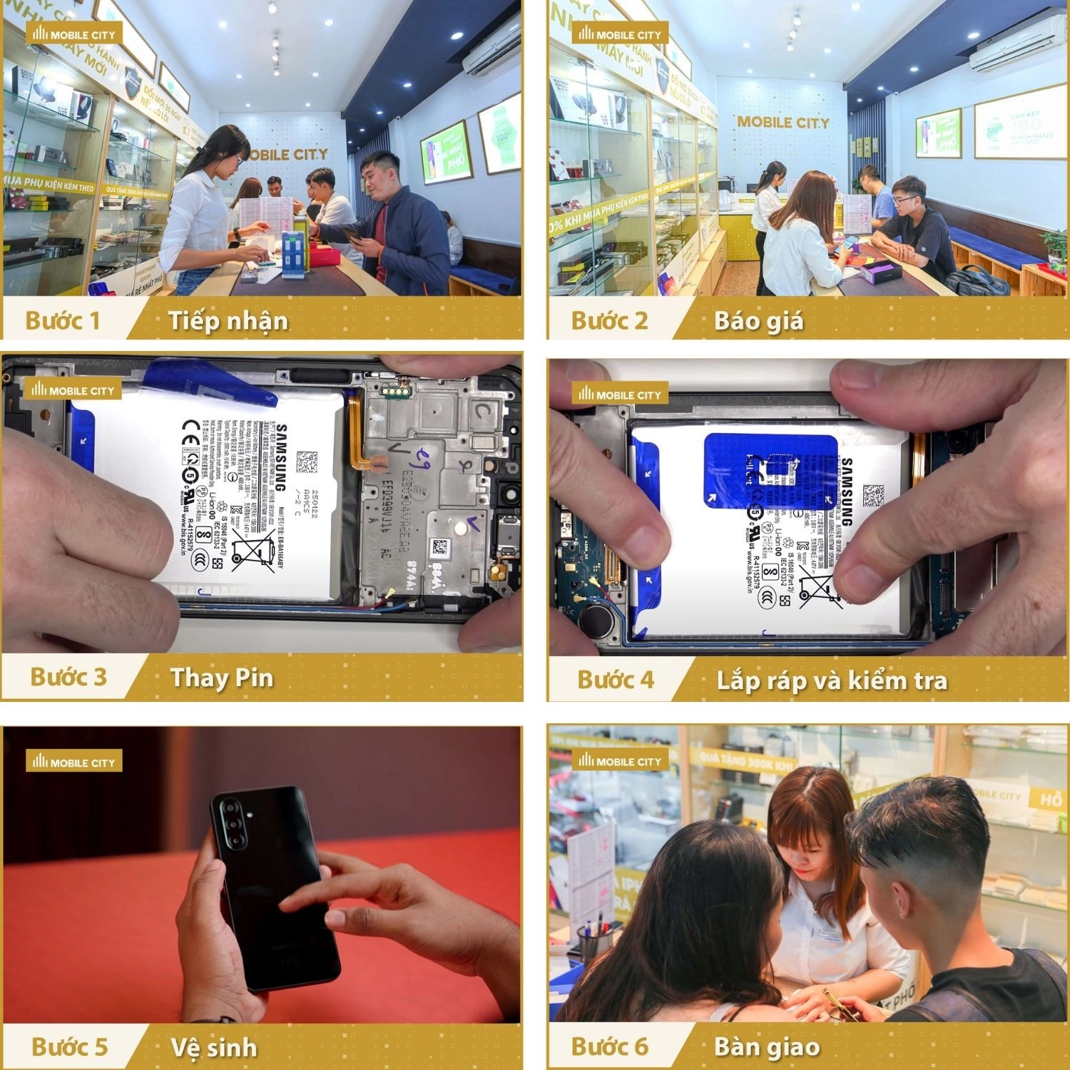 Thay Pin Samsung Galaxy A26, Quy trình thay Pin Samsung Galaxy A26 chuẩn xác nhất