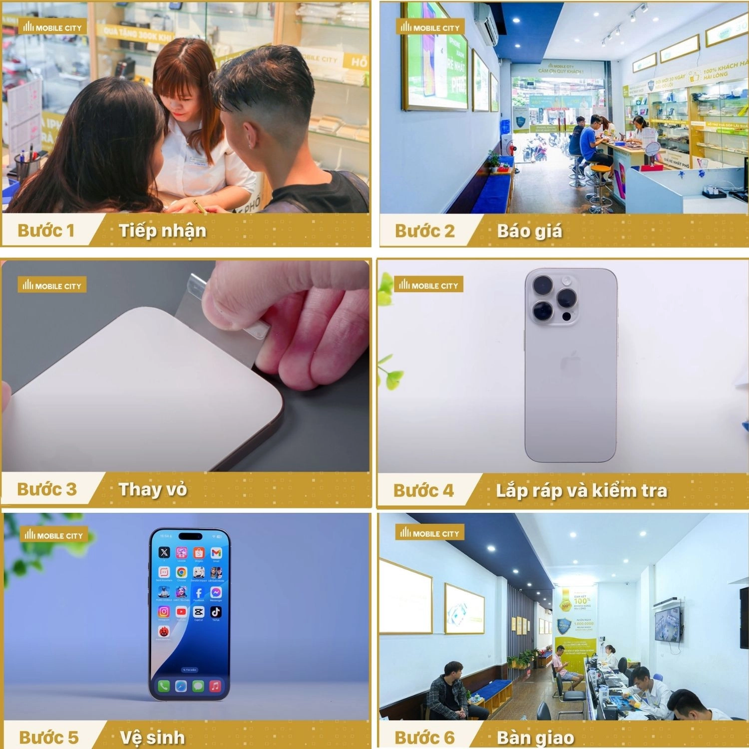 Thay vỏ iPhone 17 Pro Max, quy trình