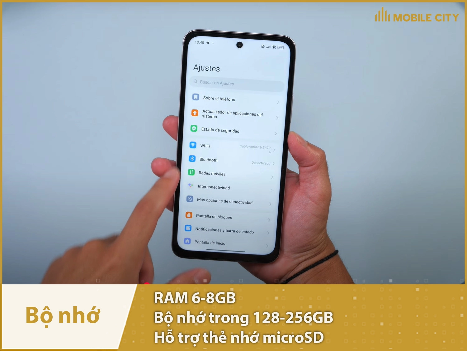 POCO M7 4G có RAM 6-8GB & Bộ nhớ trong 128-256GB