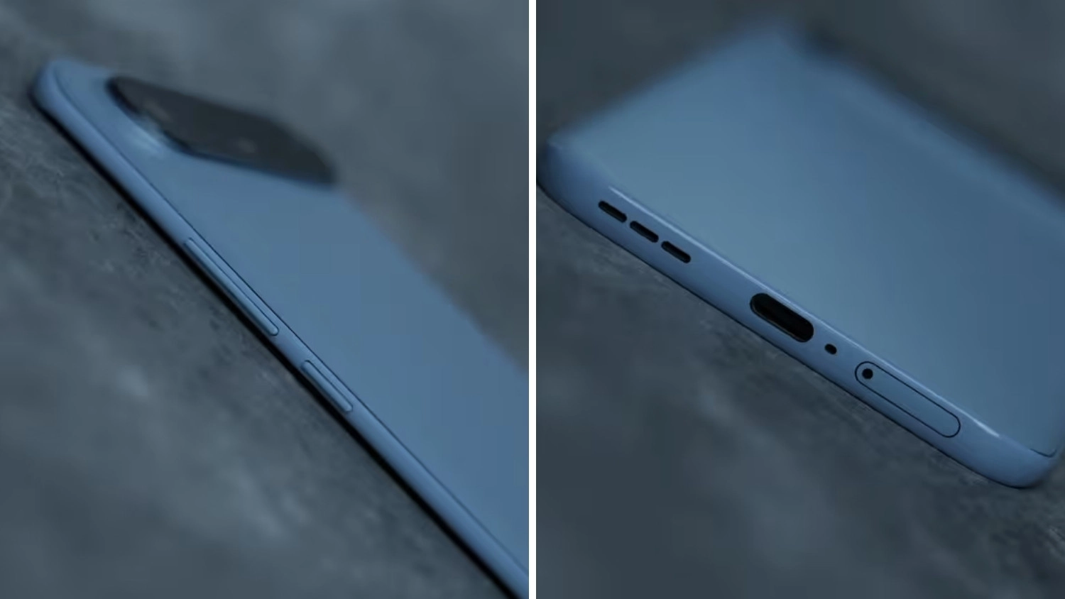 Cạnh phải và cạnh đáy Tecno POVA Slim 5G