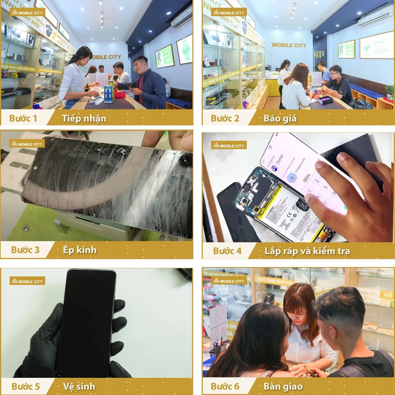 Ép kính Realme 14T, Quy trình ép kính Realme 14T chuẩn xác nhất