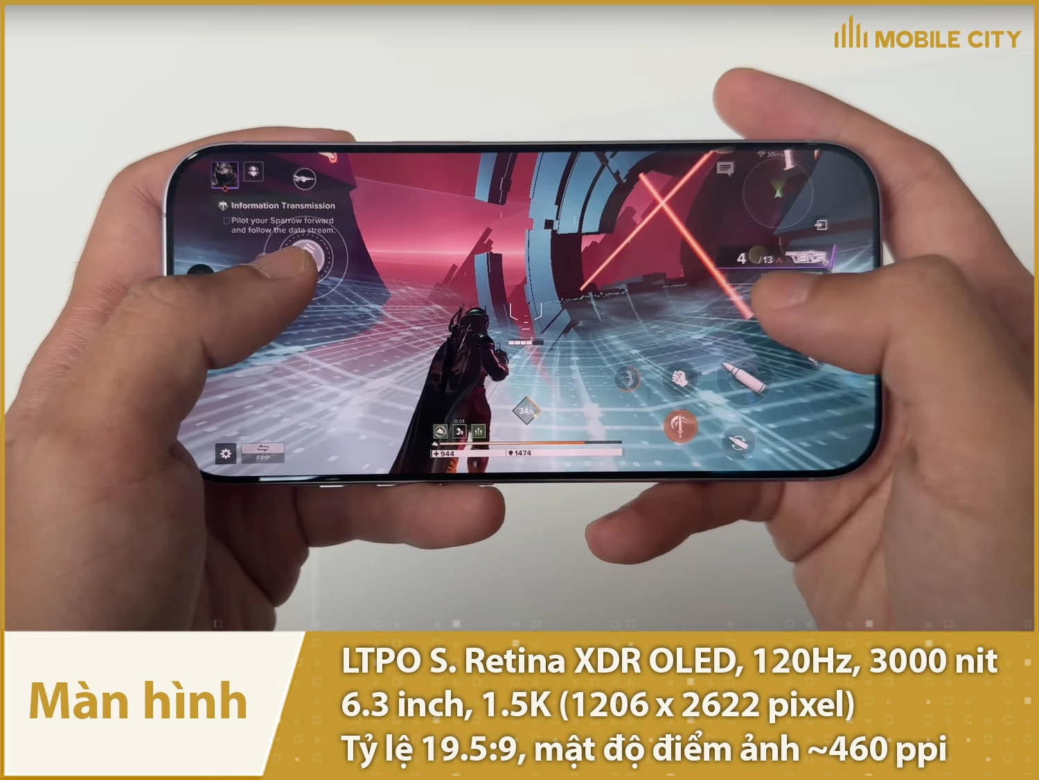 Màn hình OLED 120Hz siêu mượt