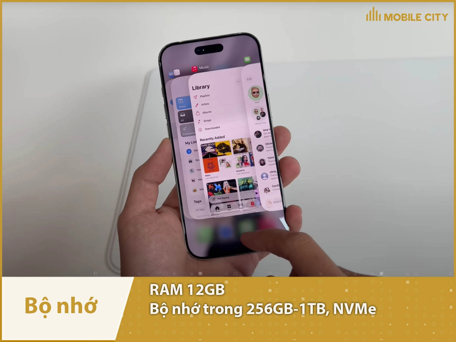 iPhone Air có RAM 12GB & Bộ nhớ trong 256Gb-1TB