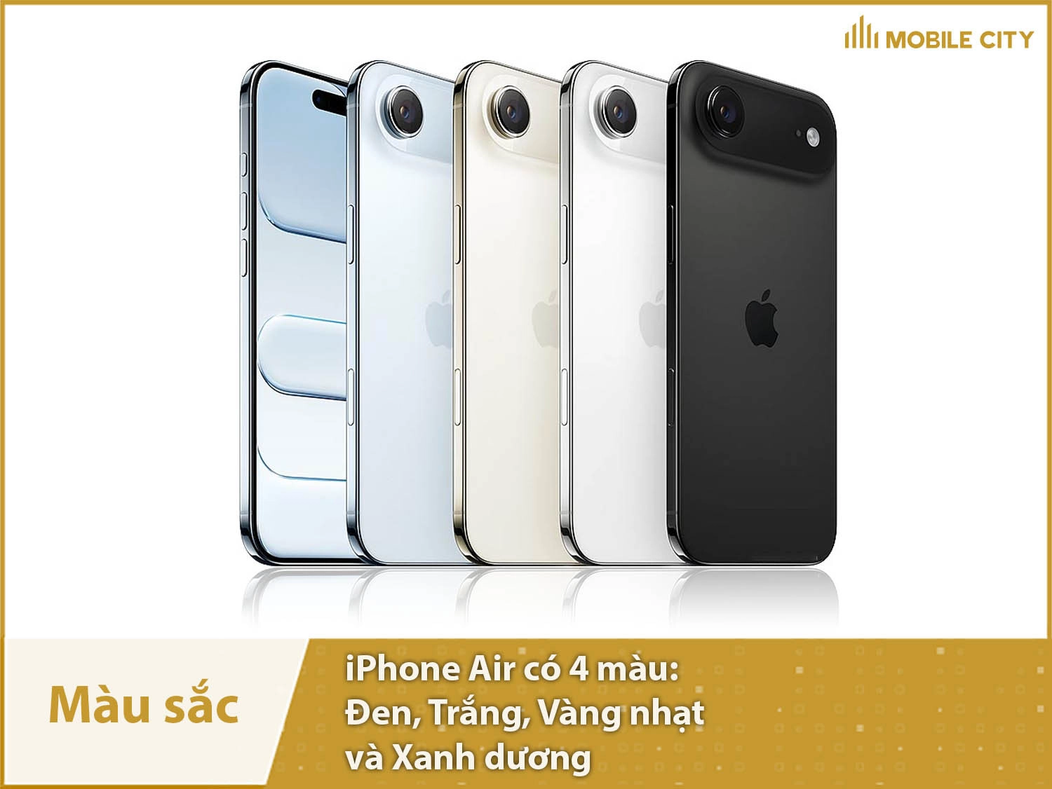 iPhone Air cung cấp 4 màu sắc