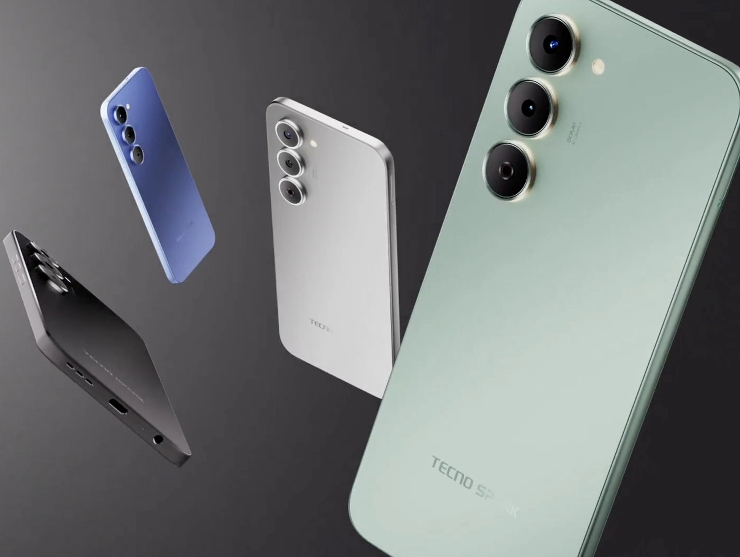 4 phiên bản màu Tecno Spark 40 Pro