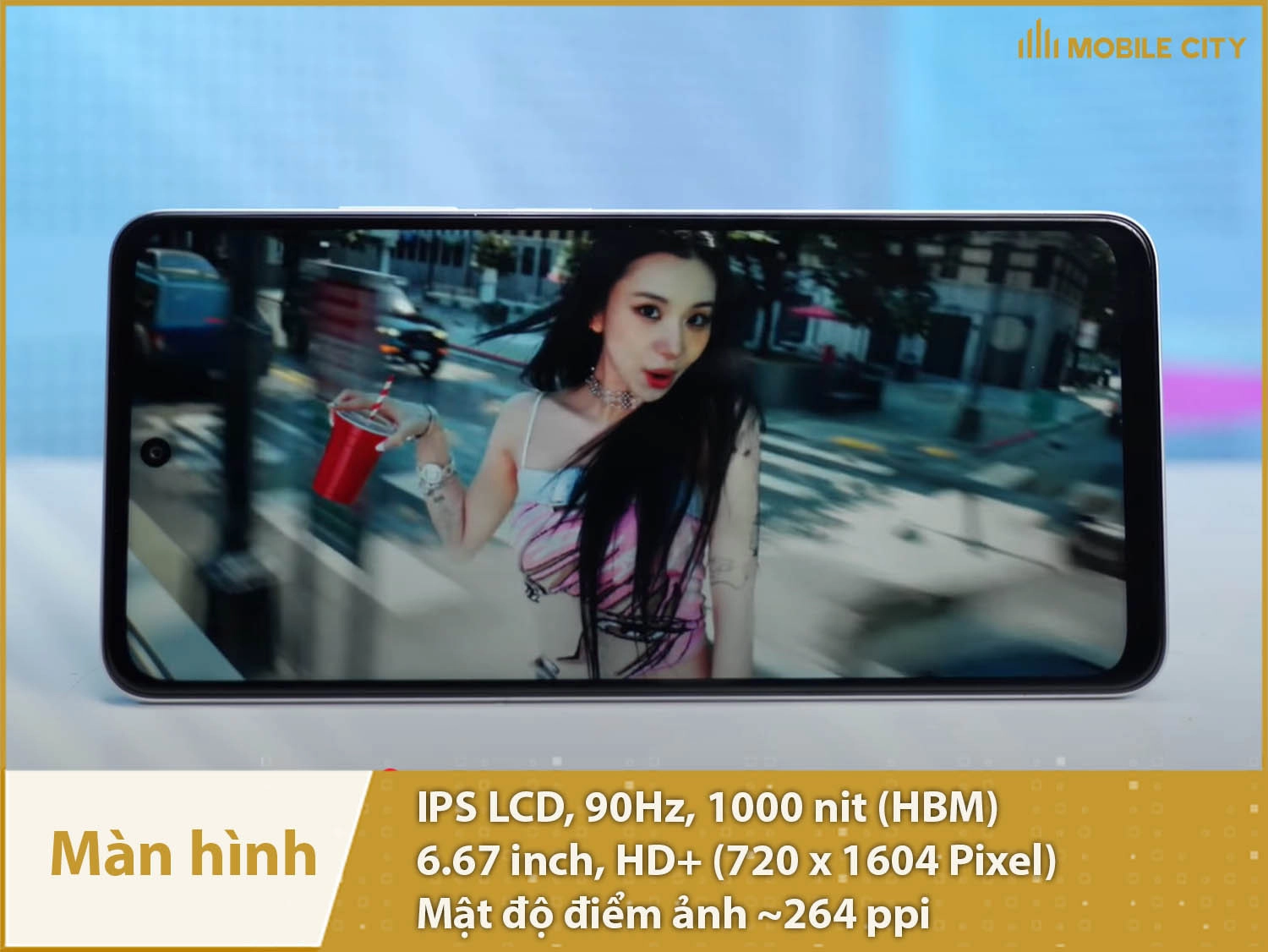 Màn hình IPS LCD 90Hz mượt mà, 1000nit siêu sáng