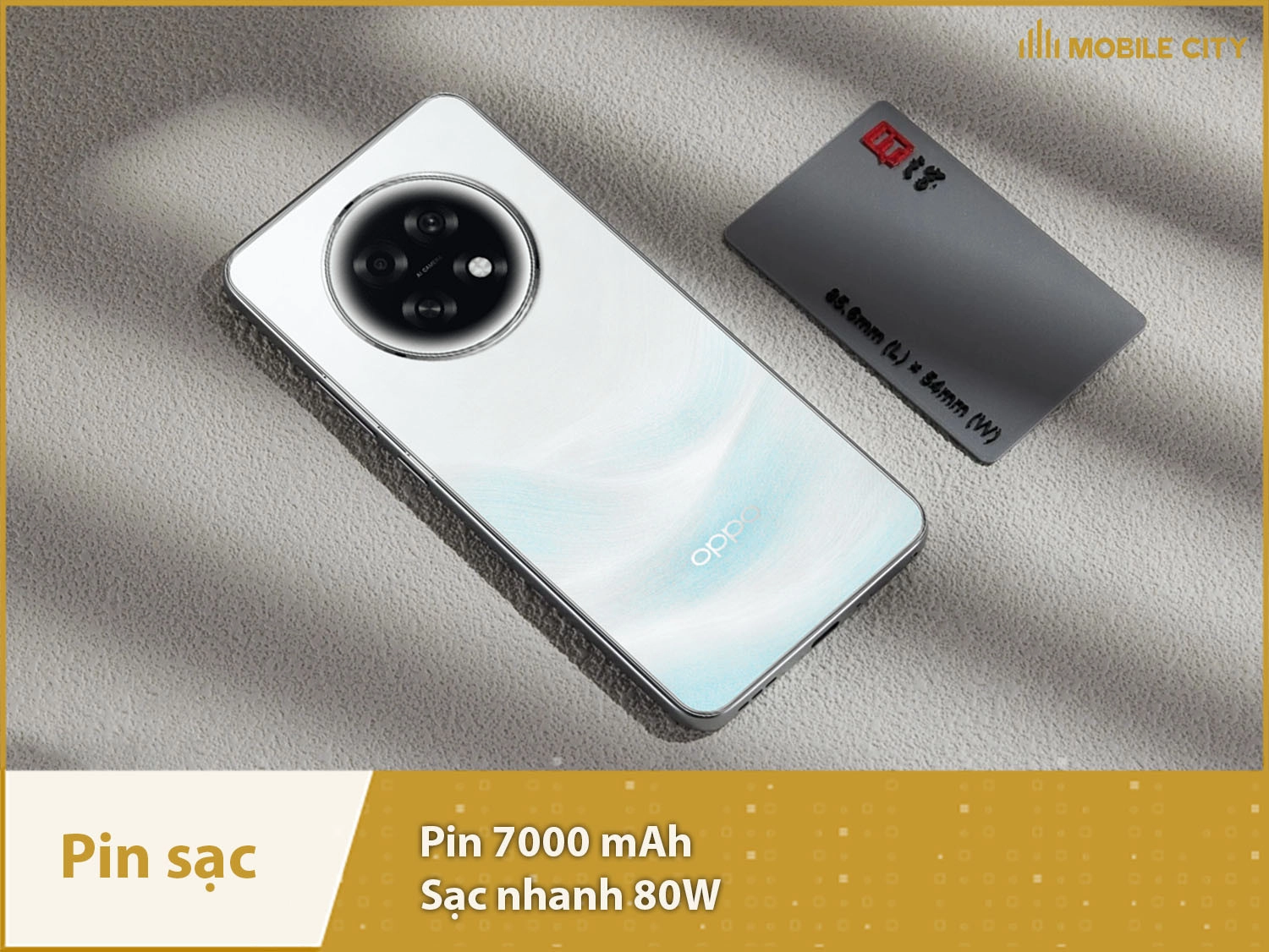 Pin khủng 7000mAh & Sạc nhanh 80W