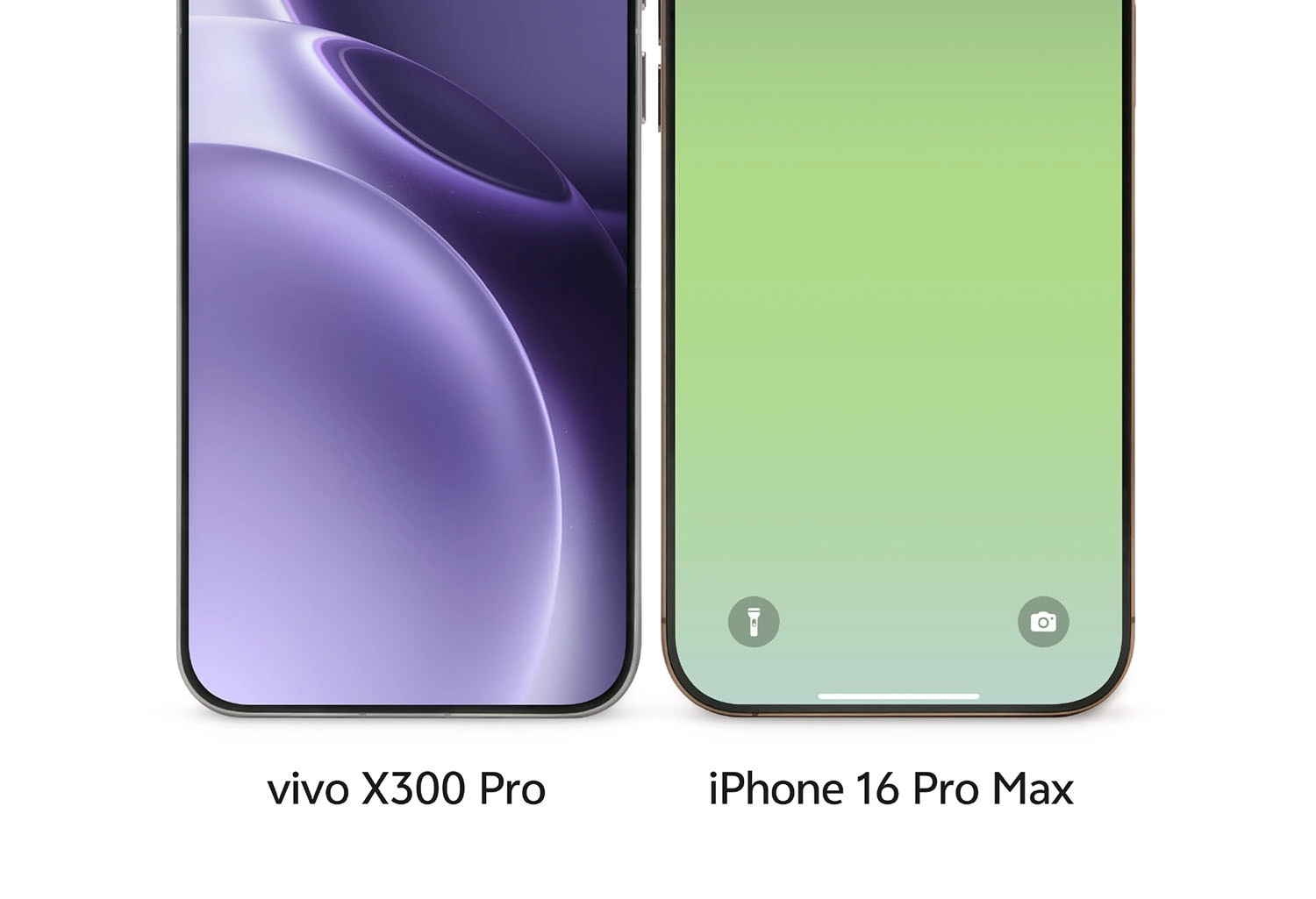 Vivo X300 Pro có viền mỏng hơn iPhone 16 Pro Max