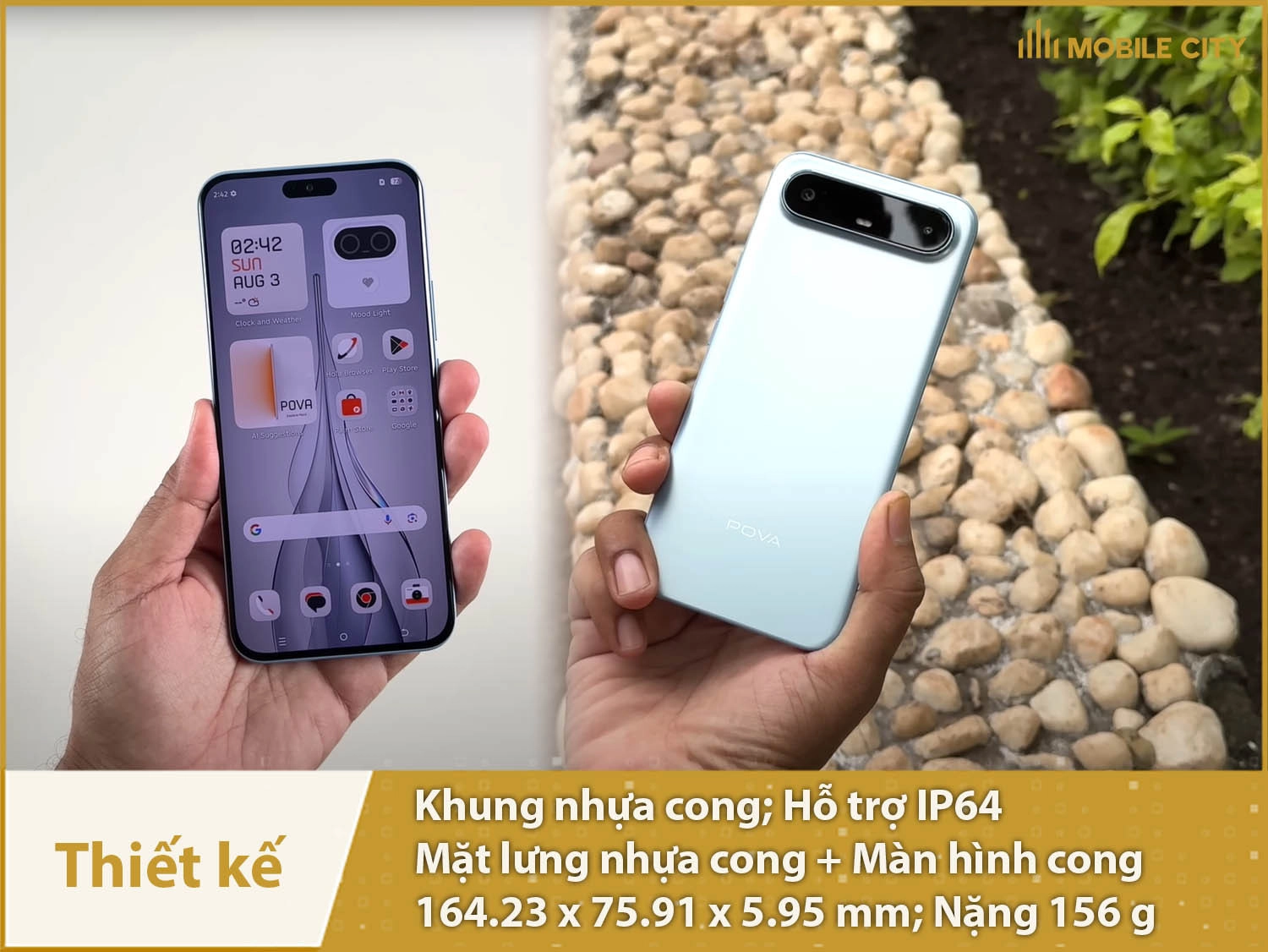 Thiết kế thanh thoát siêu mỏng chỉ 5,95mm